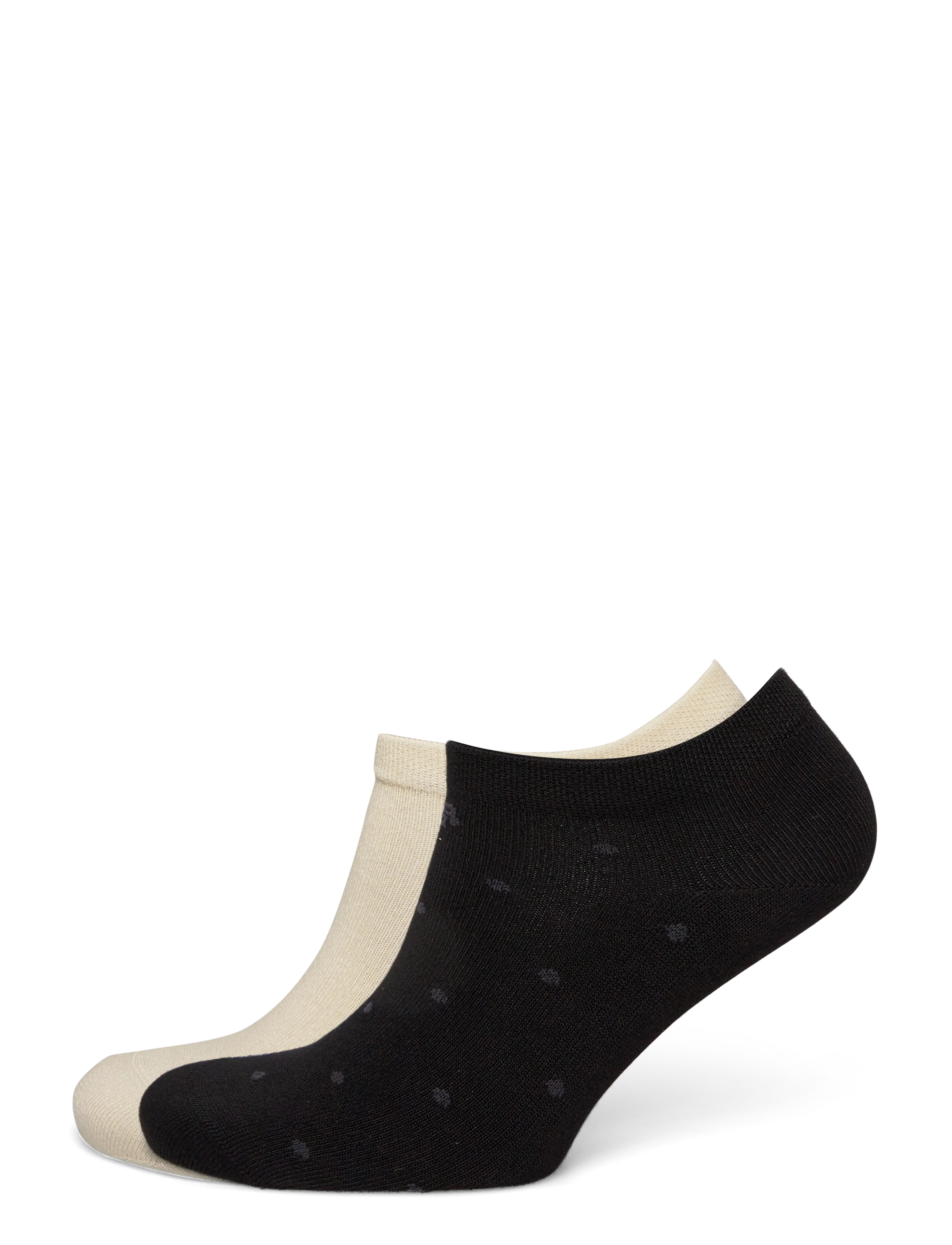 BOSS 2P AS B Dots VB W - Ankelstrømper - BLACK / black
