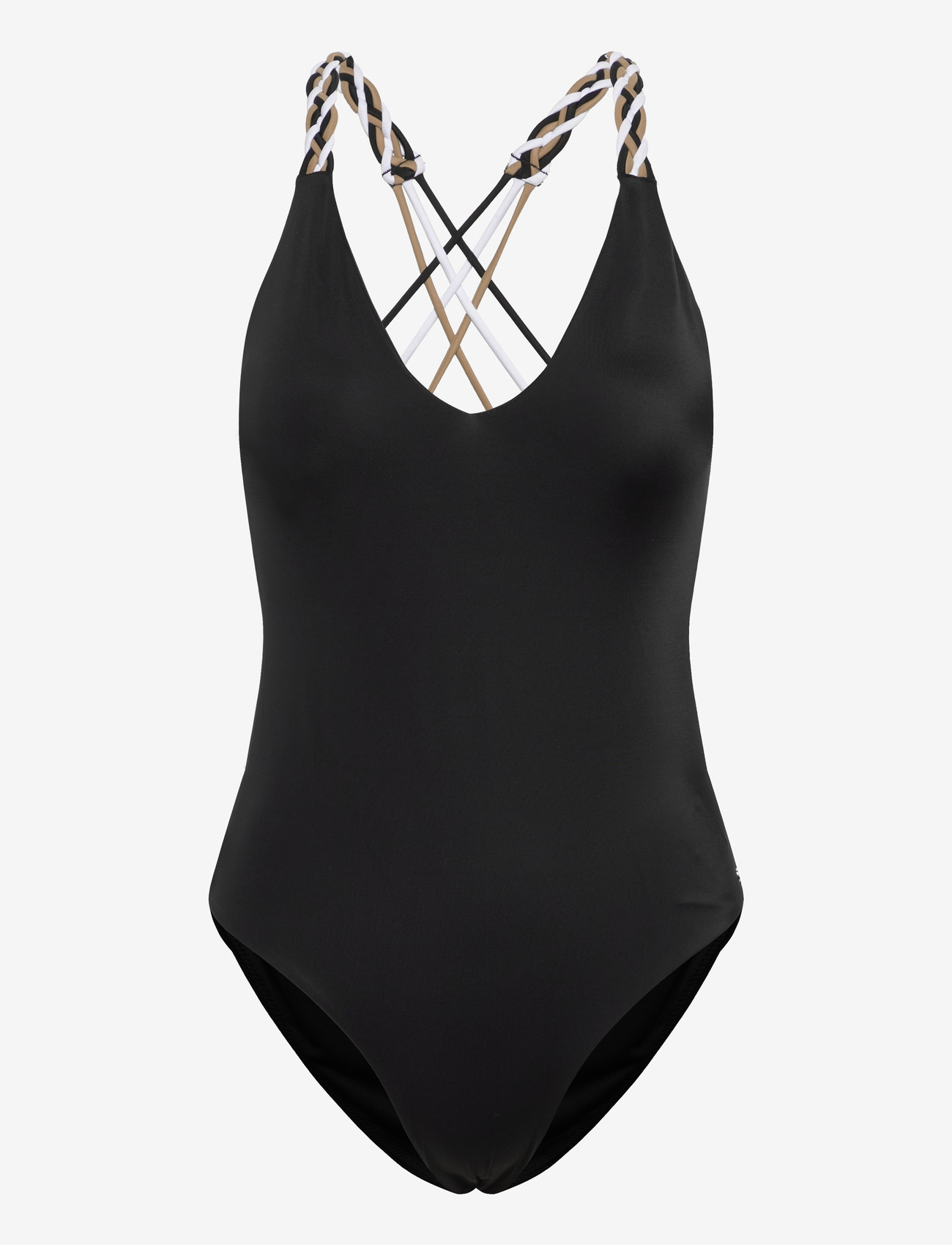 BOSS - SWIMSUIT_BOSS BRAID - badeanzüge - black - 0