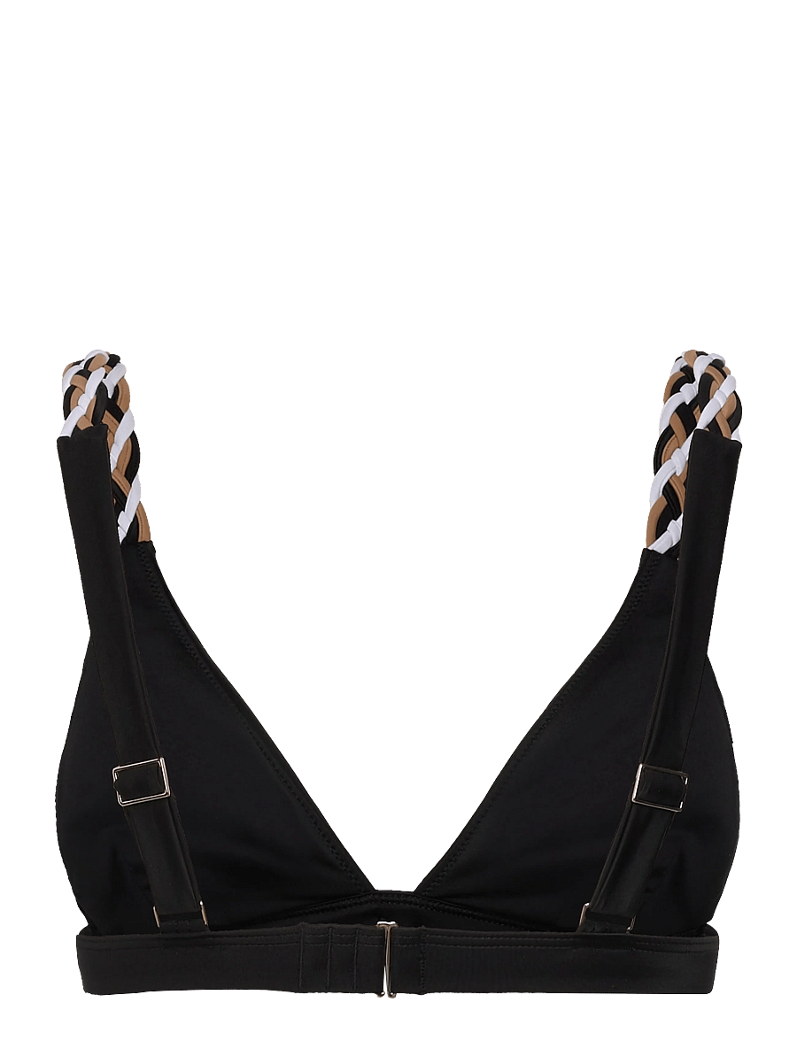 BOSS - TRIANGLE_BOSS BRAID - trekantsbikinier - black - 1