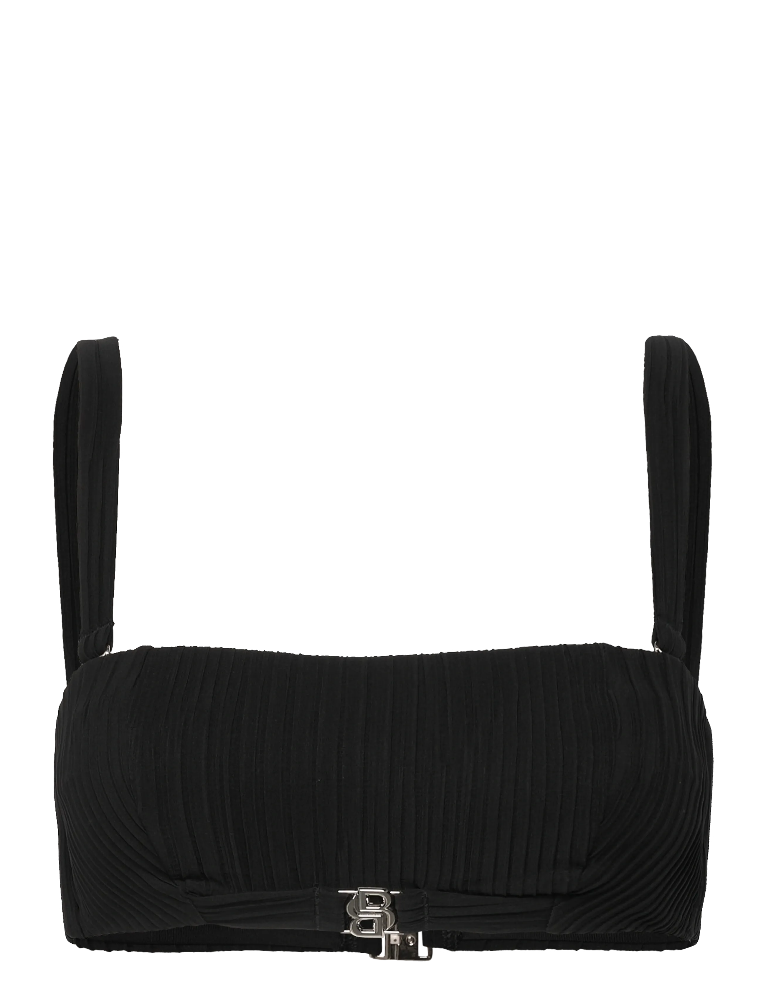 BOSS Bandeau_Double B, Kvinder, Bandeau Top, Sort, Str: XS