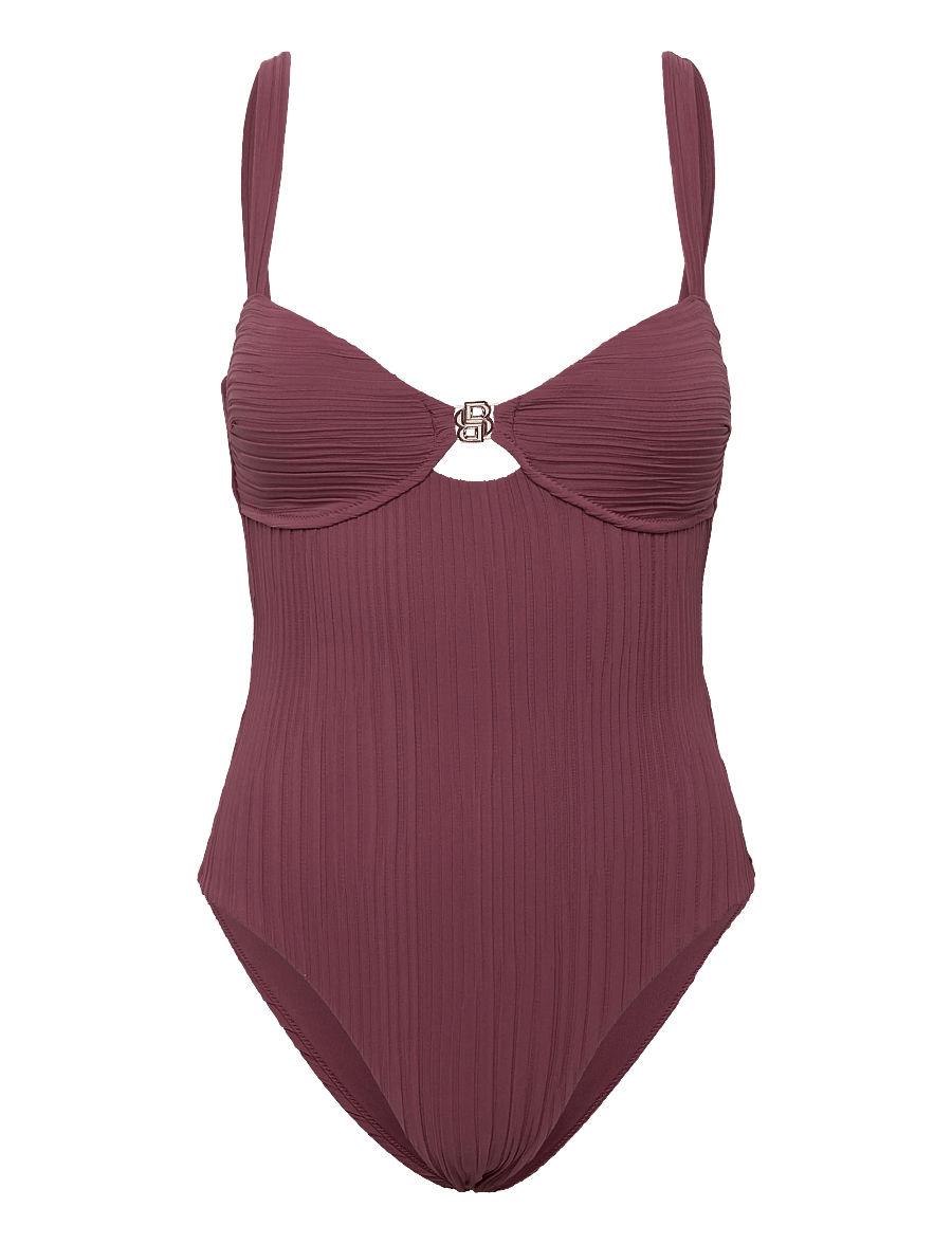 BOSS - SWIMSUIT_DOUBLE B - badeanzüge - dark red - 0