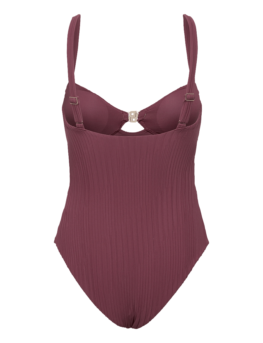 BOSS - SWIMSUIT_DOUBLE B - badeanzüge - dark red - 1