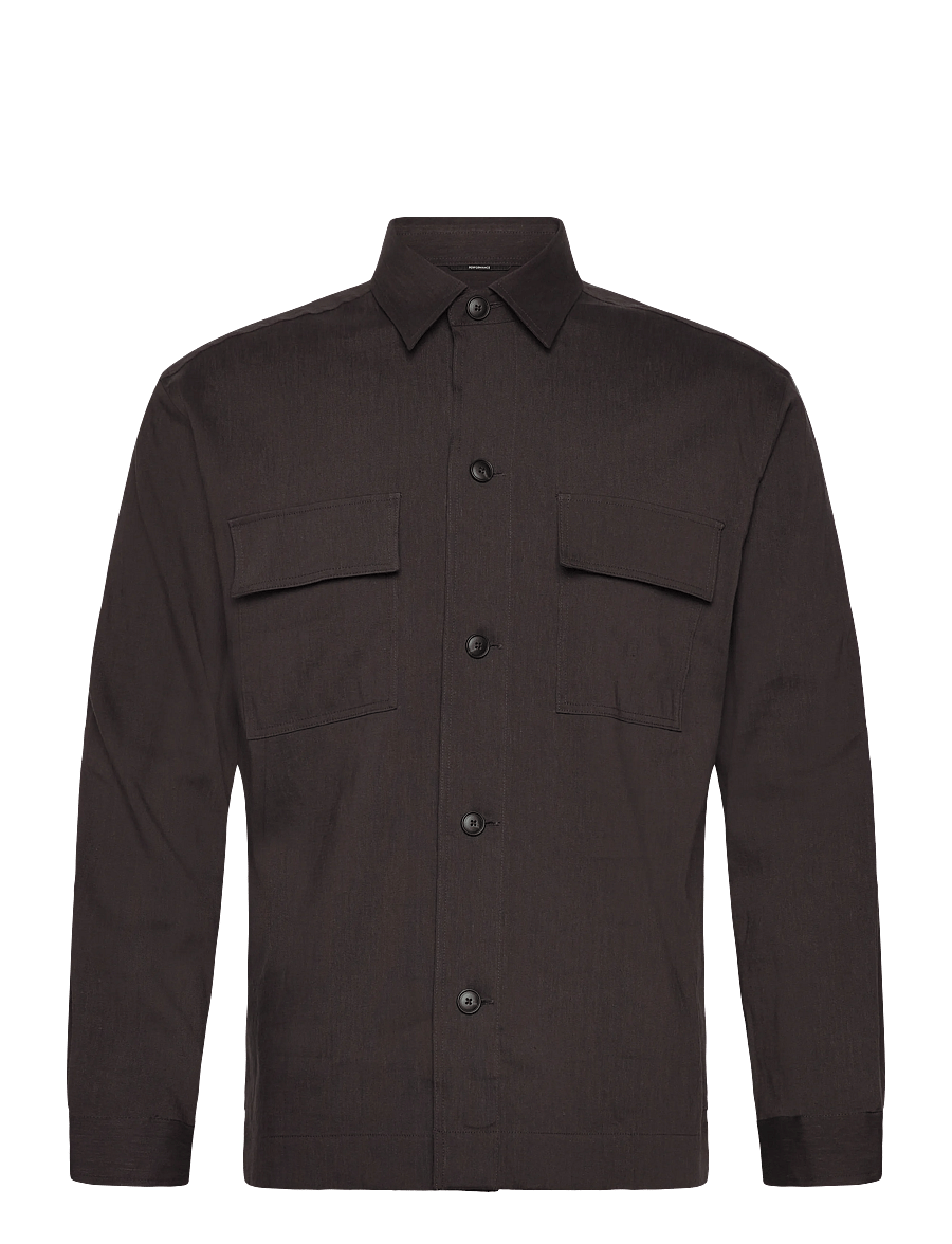 BOSS - P-CAI-K-2P-261 - basic-hemden - dark brown - 0