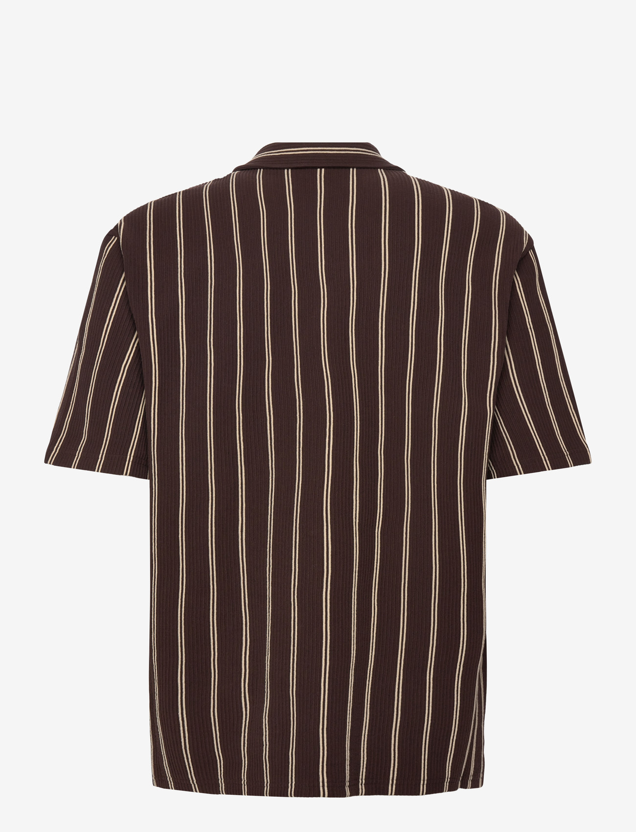 BOSS - C-LARS-CAMP-B-262 - randiga skjortor - dark brown - 1