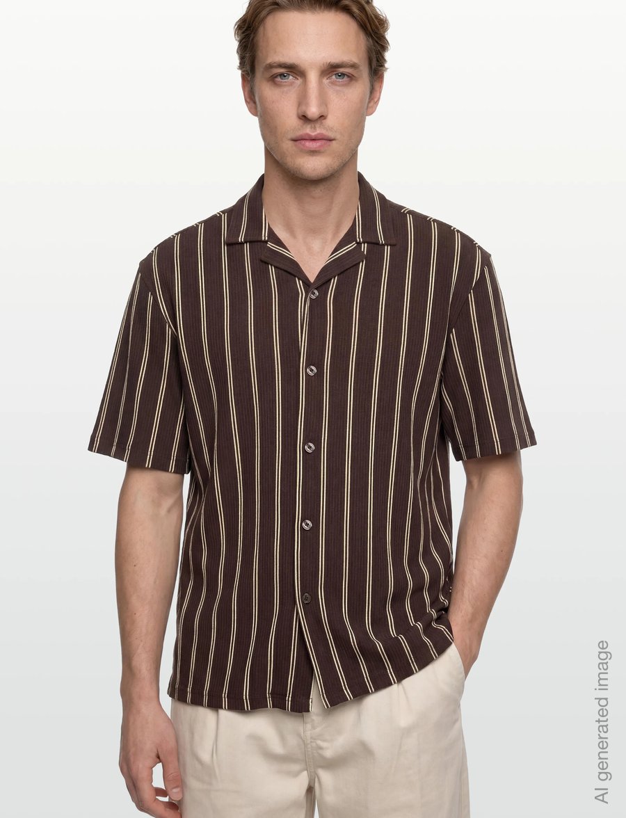 BOSS - C-LARS-CAMP-B-262 - casual hemden - dark brown - 3
