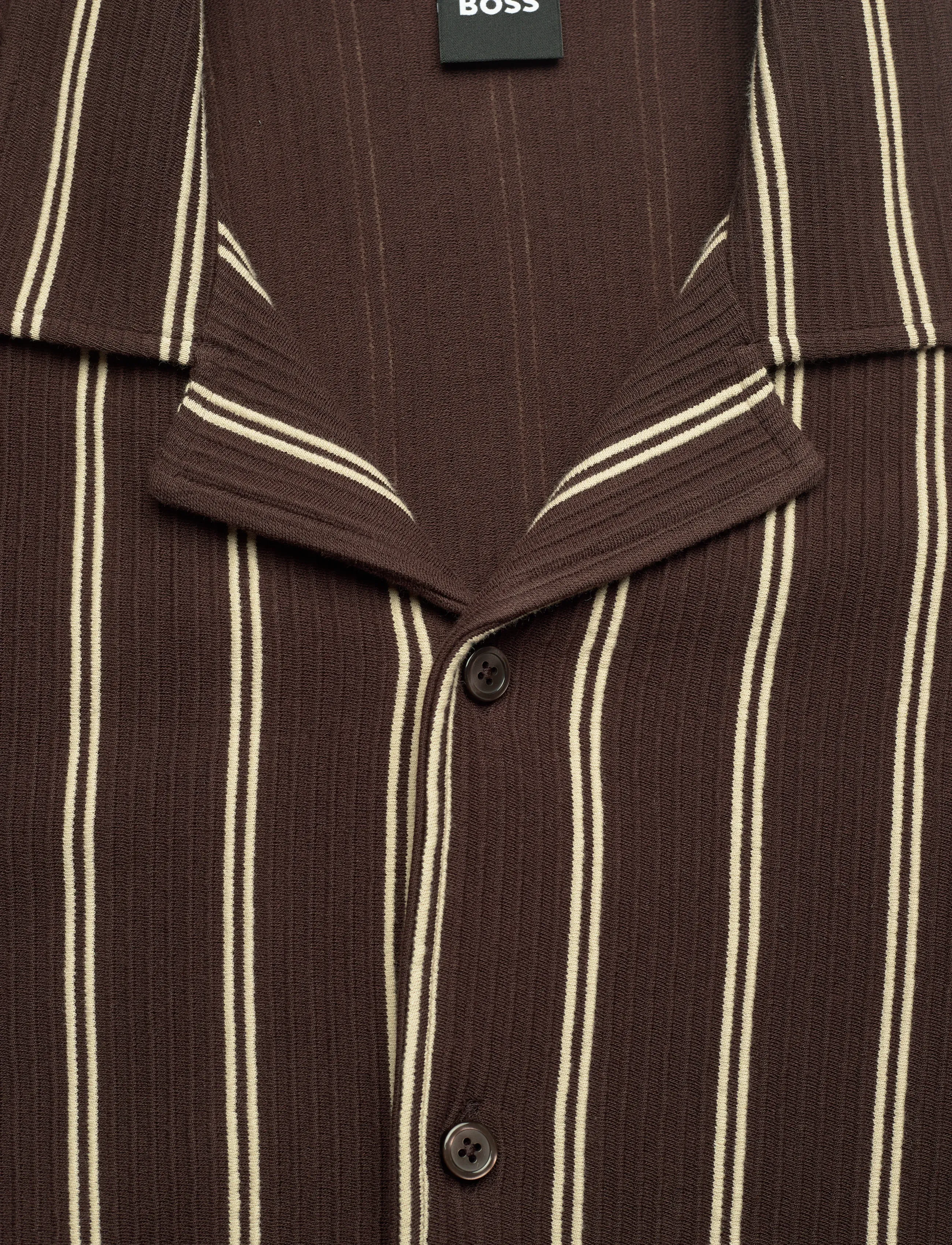 BOSS - C-LARS-CAMP-B-262 - kurzärmelig - dark brown - 5