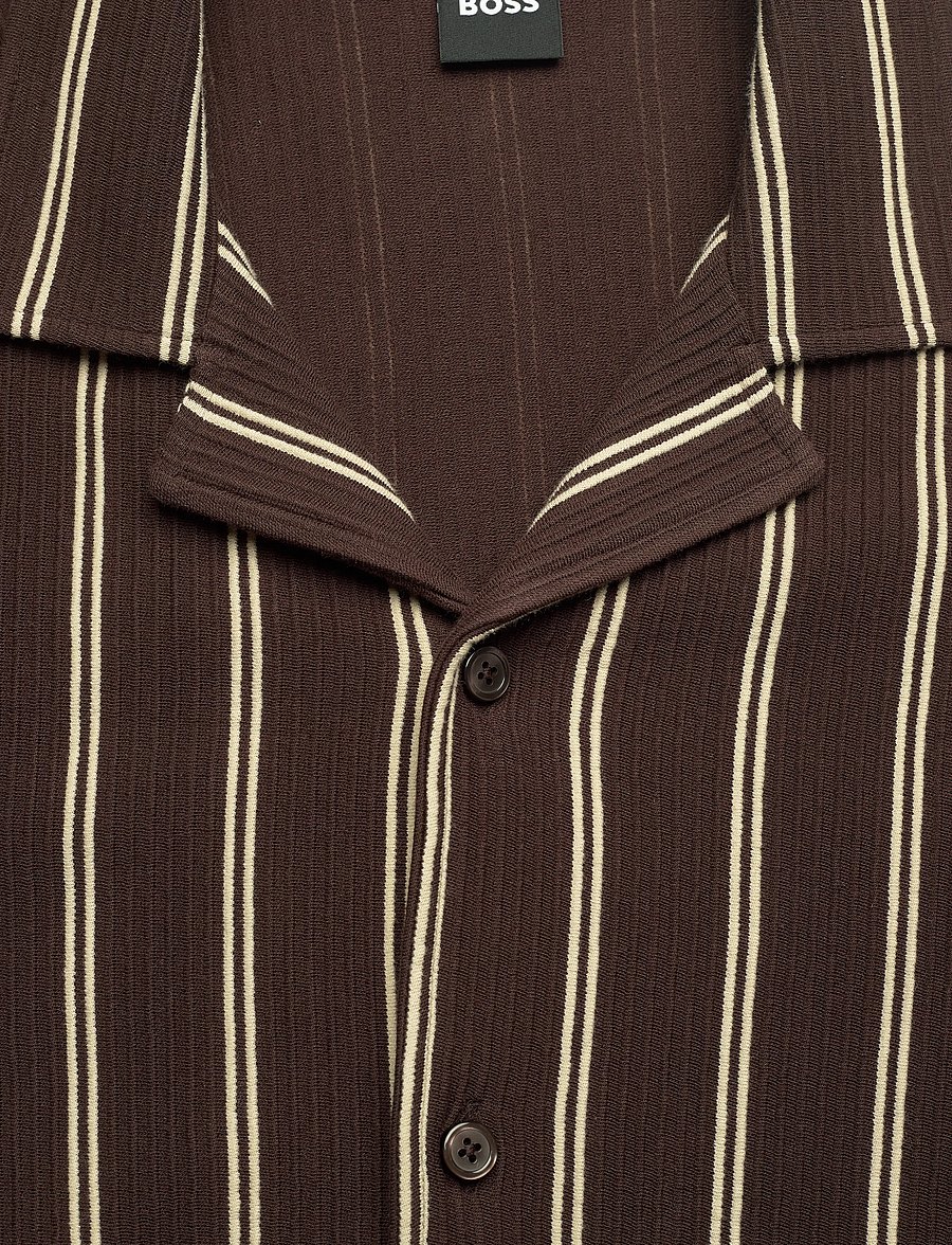 BOSS - C-LARS-CAMP-B-262 - casual hemden - dark brown - 5