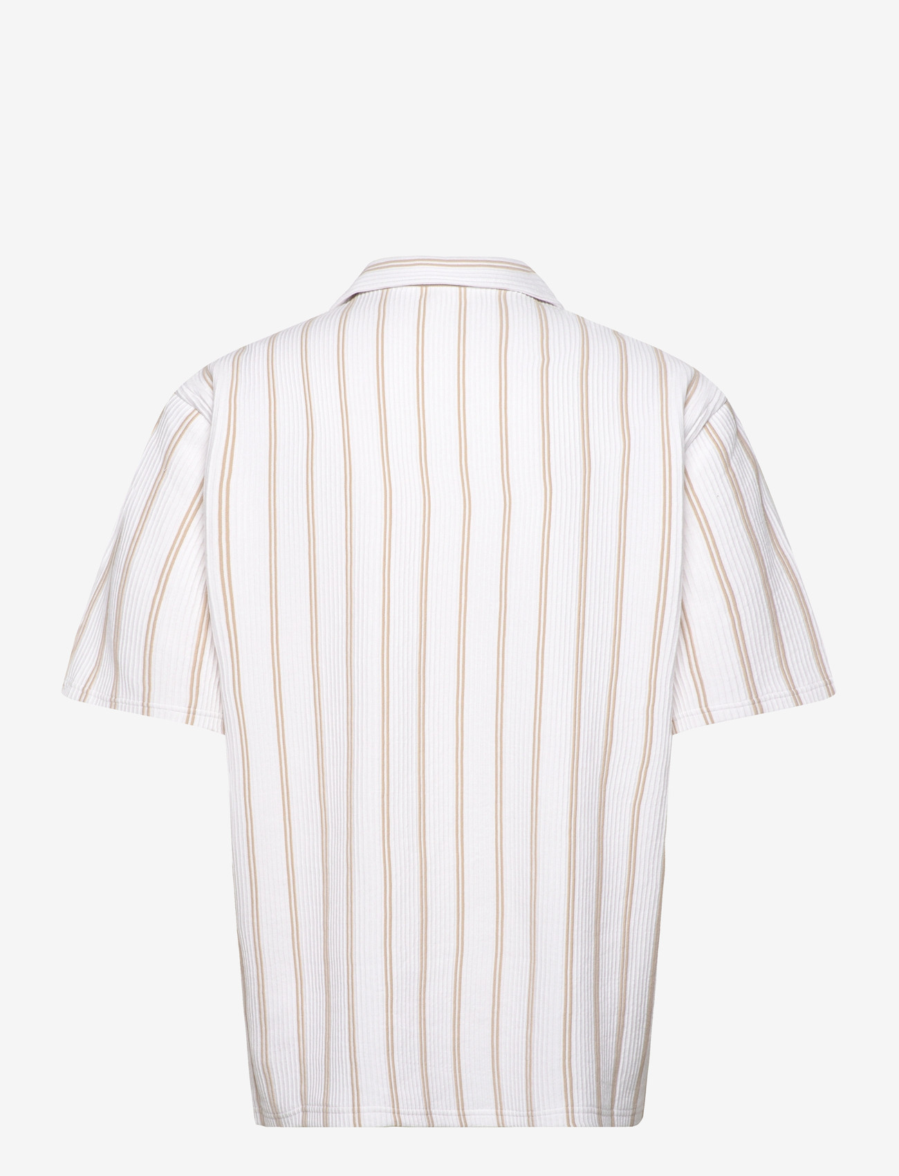 BOSS - C-LARS-CAMP-B-262 - randiga skjortor - open beige - 1