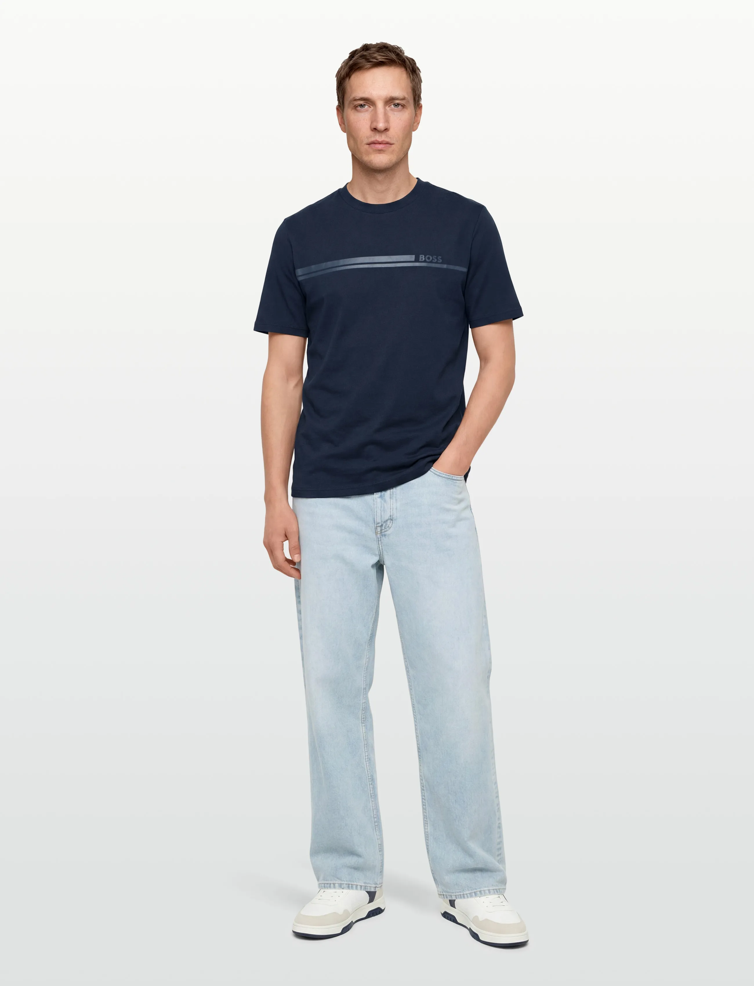 BOSS Authentic T-Shirt - T-shirts - DARK BLUE / navy