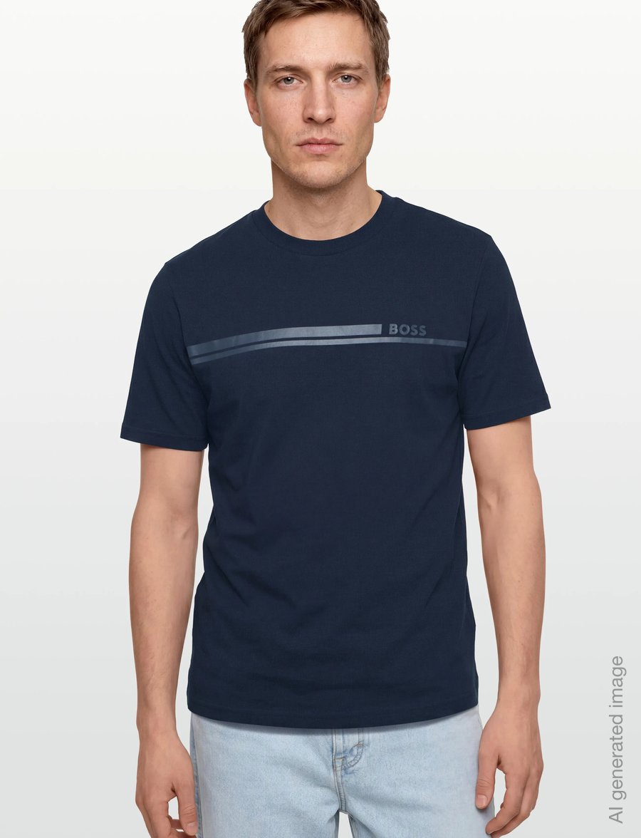 BOSS - Authentic T-Shirt - lühikeste varrukatega t-särgid - dark blue - 3