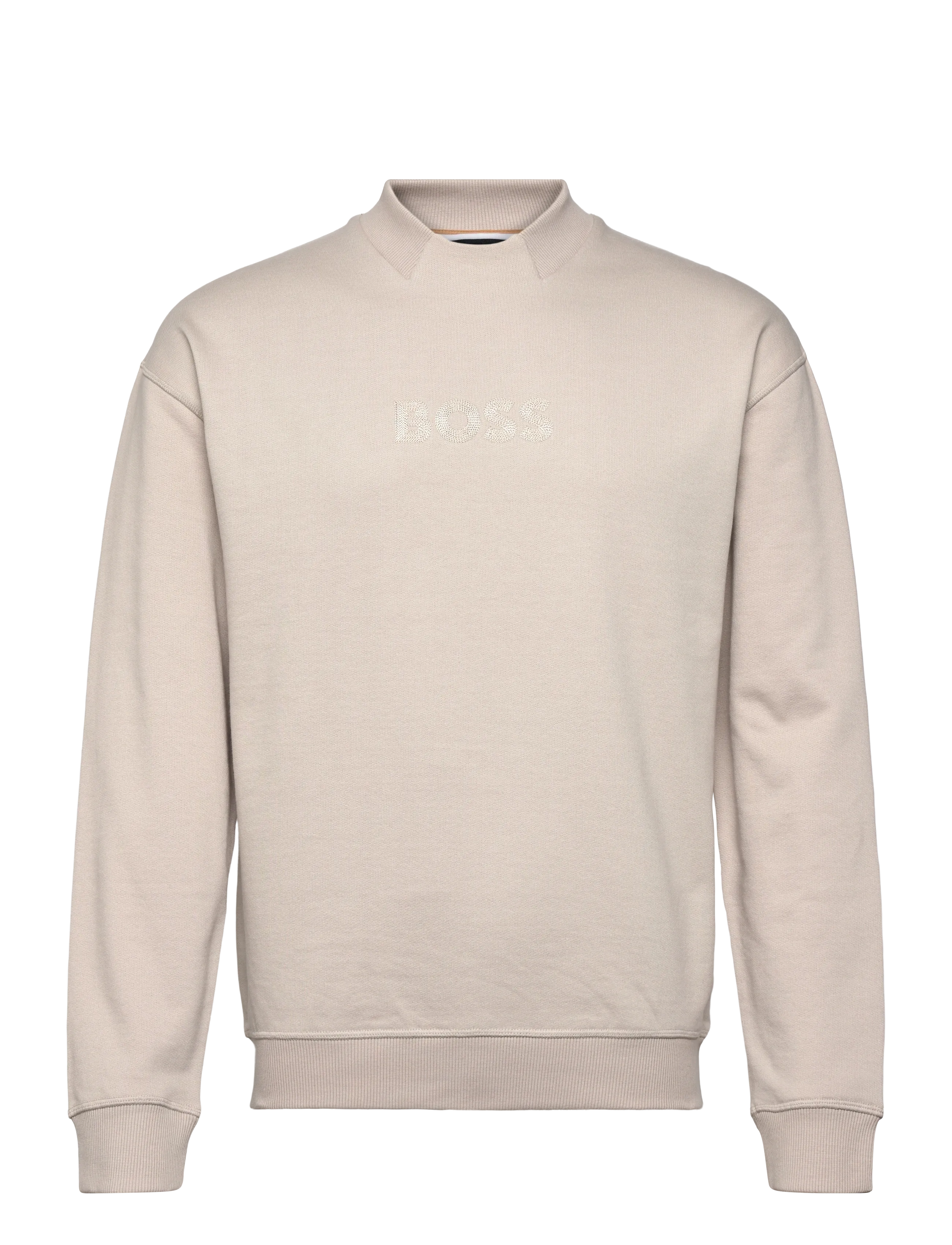 BOSS Fashion Sweatshirt - BOSS Black - OPEN GREY / beige