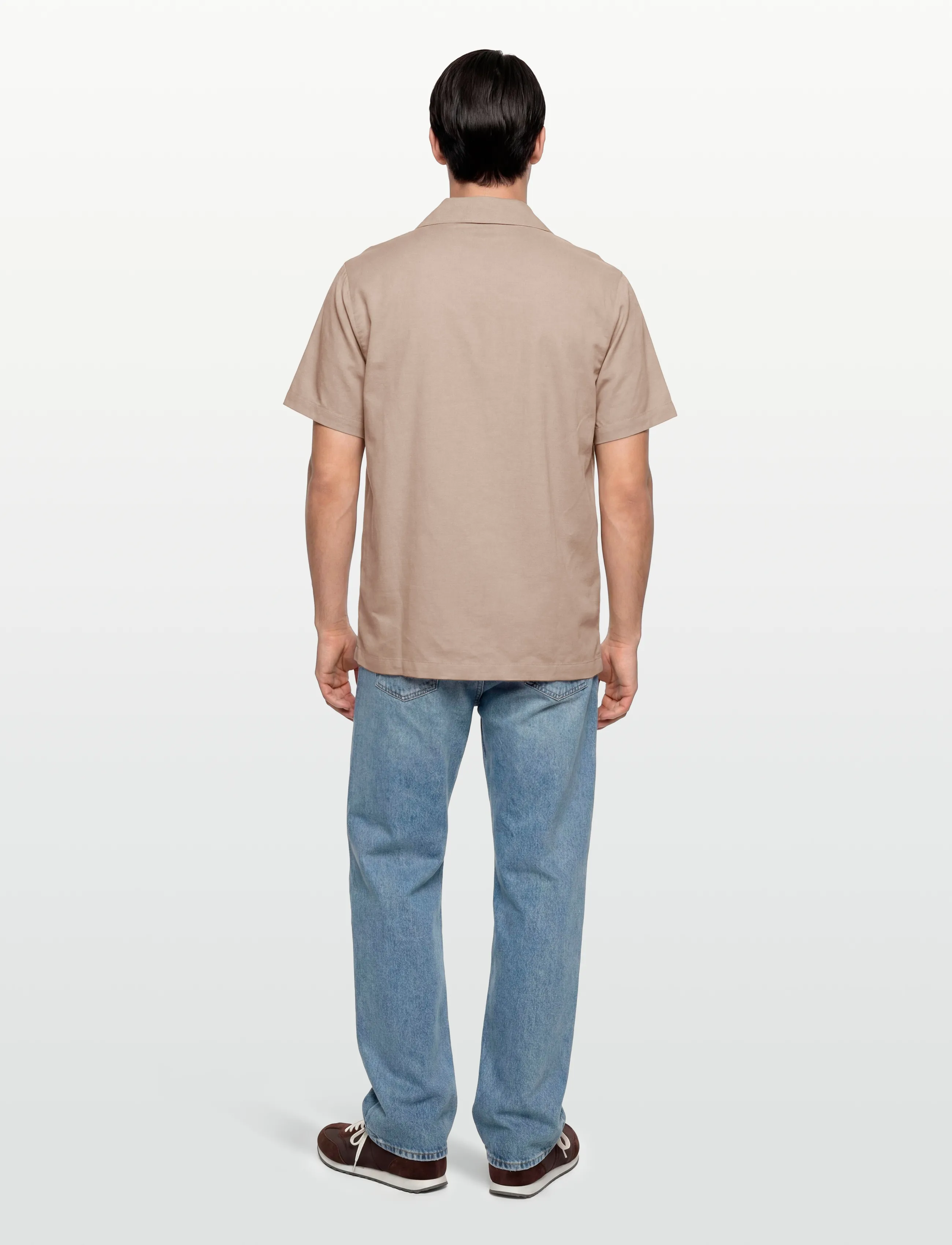 BOSS - Fresh Shirt - marškiniai trumpomis rankovėmis - light beige - 4