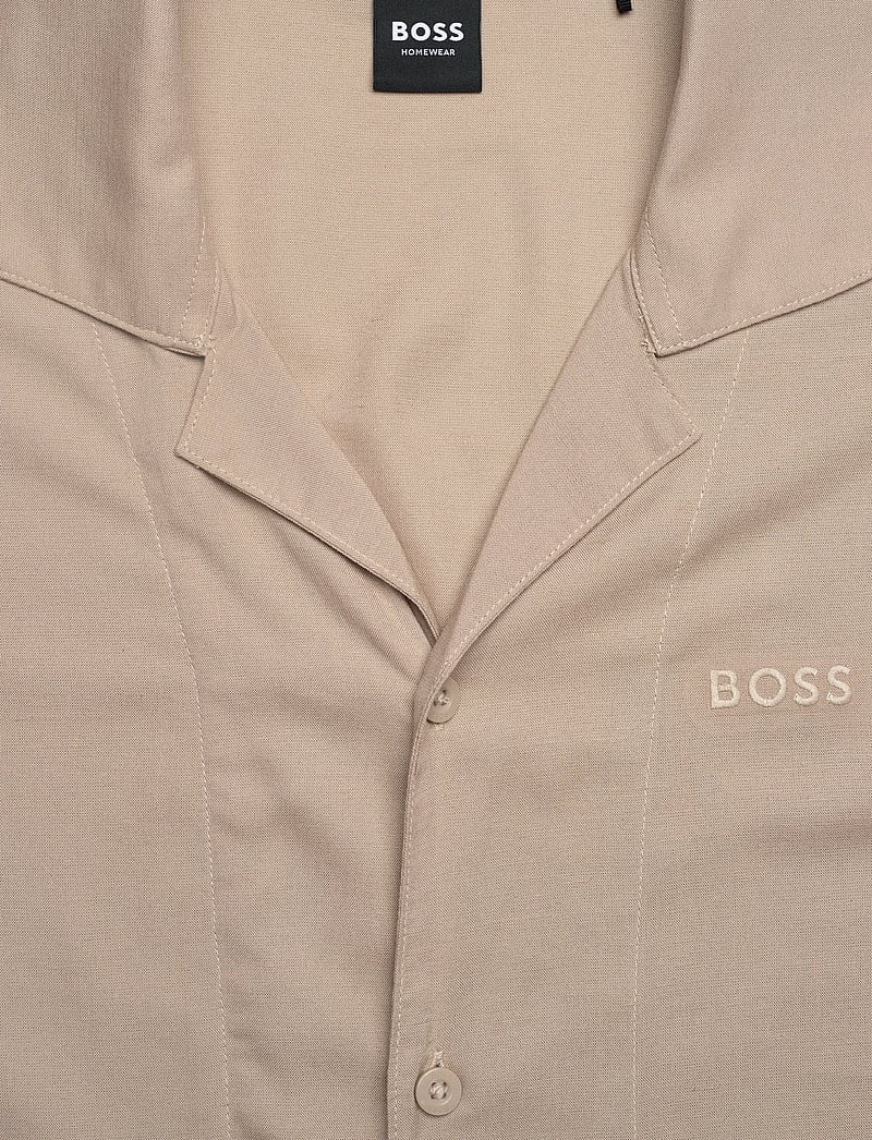BOSS - Fresh Shirt - kortærmede skjorter - light beige - 2
