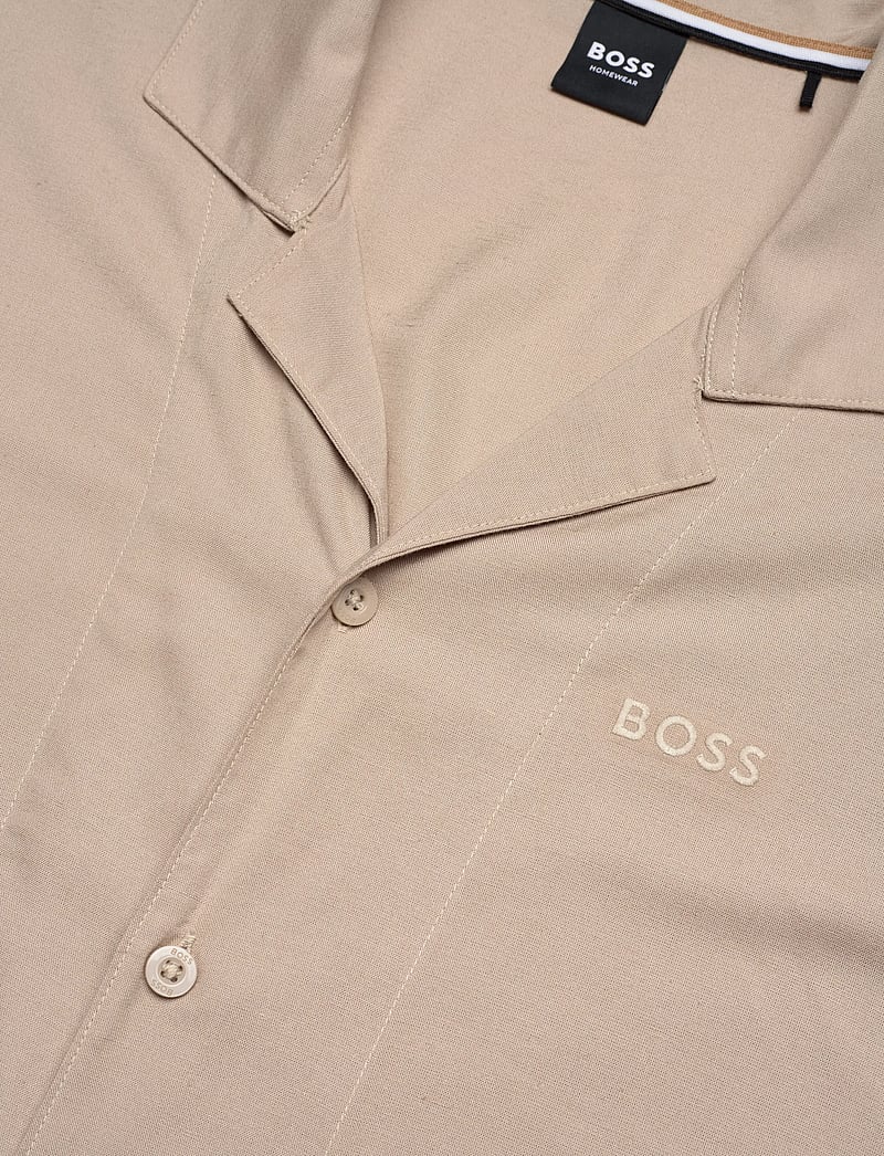 BOSS - Fresh Shirt - kortærmede skjorter - light beige - 3