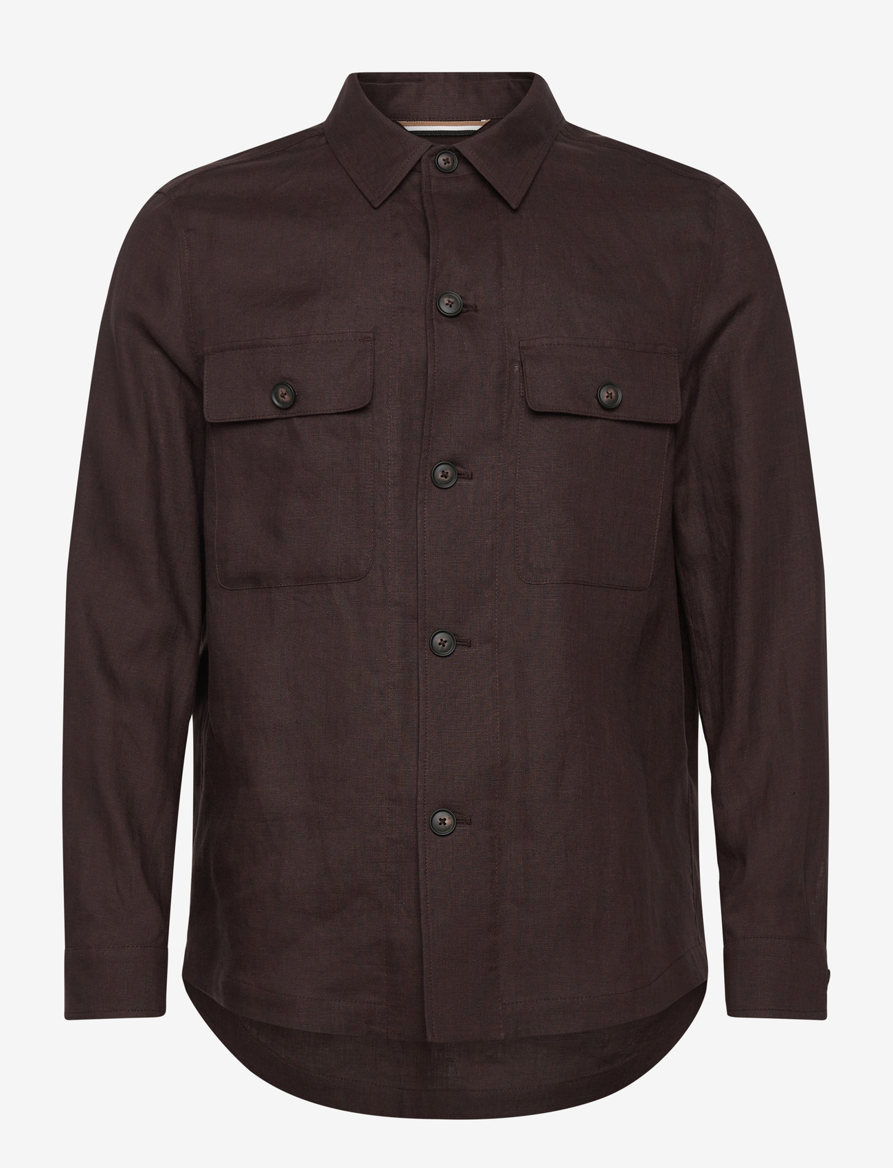 BOSS - C-Carper-OS-262F - basic-hemden - dark brown - 0