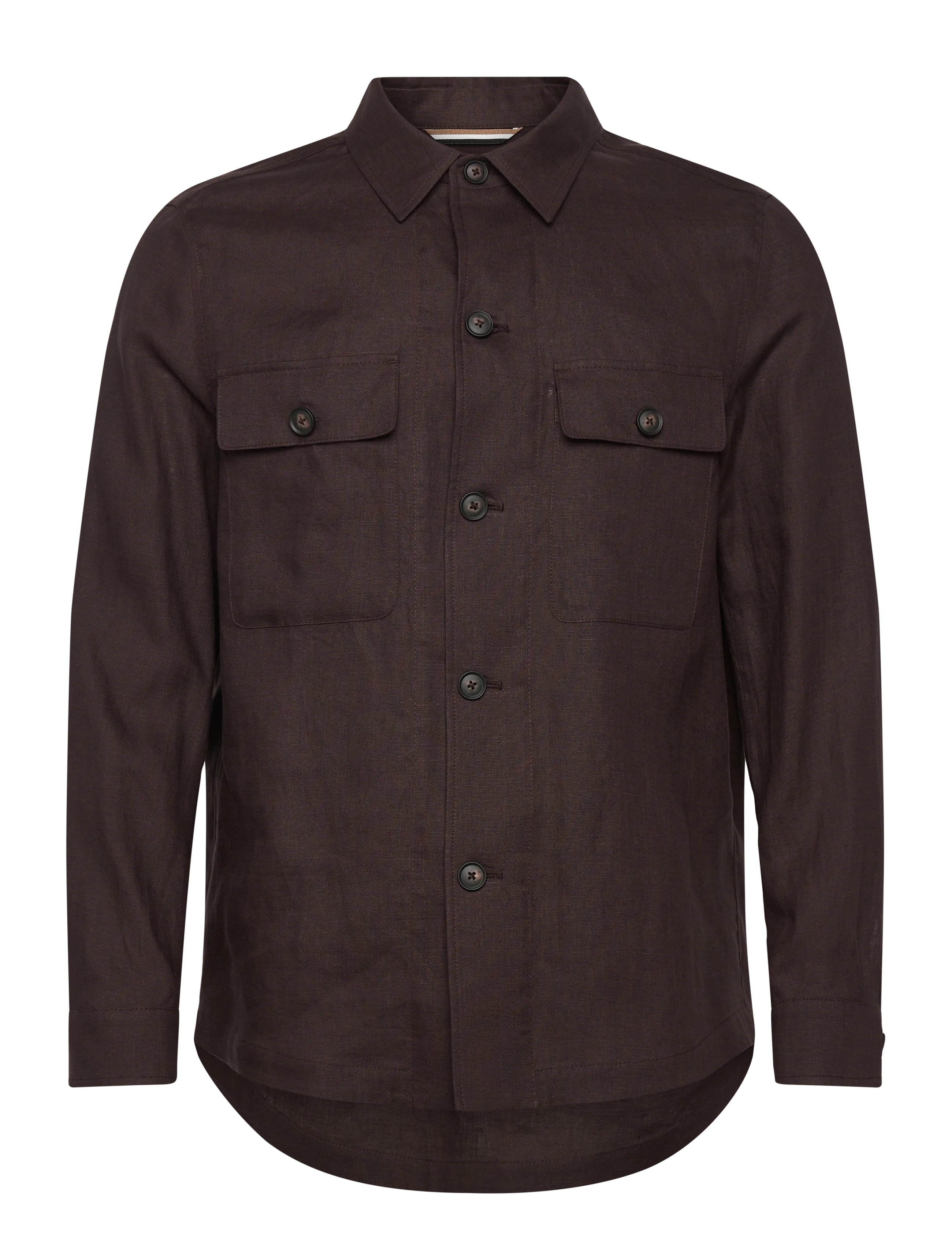 BOSS C-Carper-OS-262F - Hemden - DARK BROWN / brown
