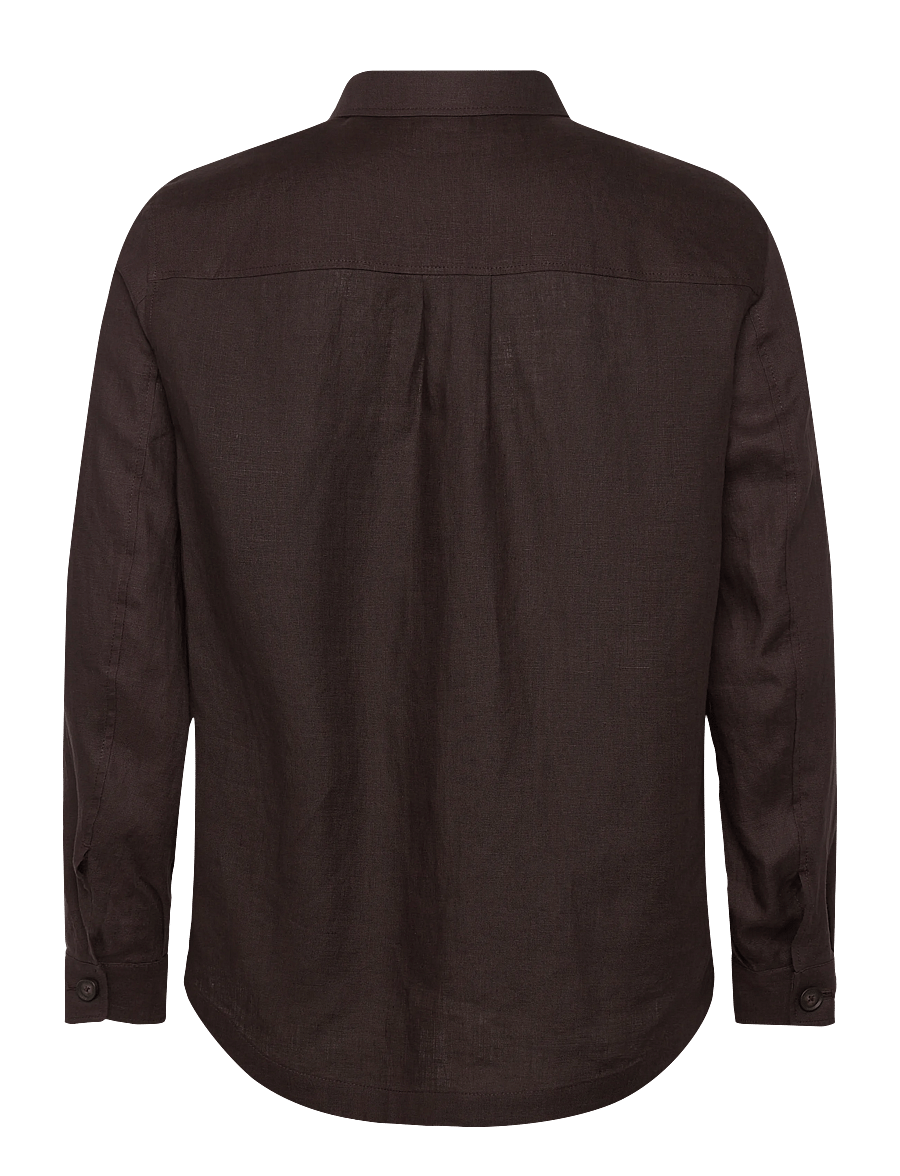BOSS - C-Carper-OS-262F - basic-hemden - dark brown - 2