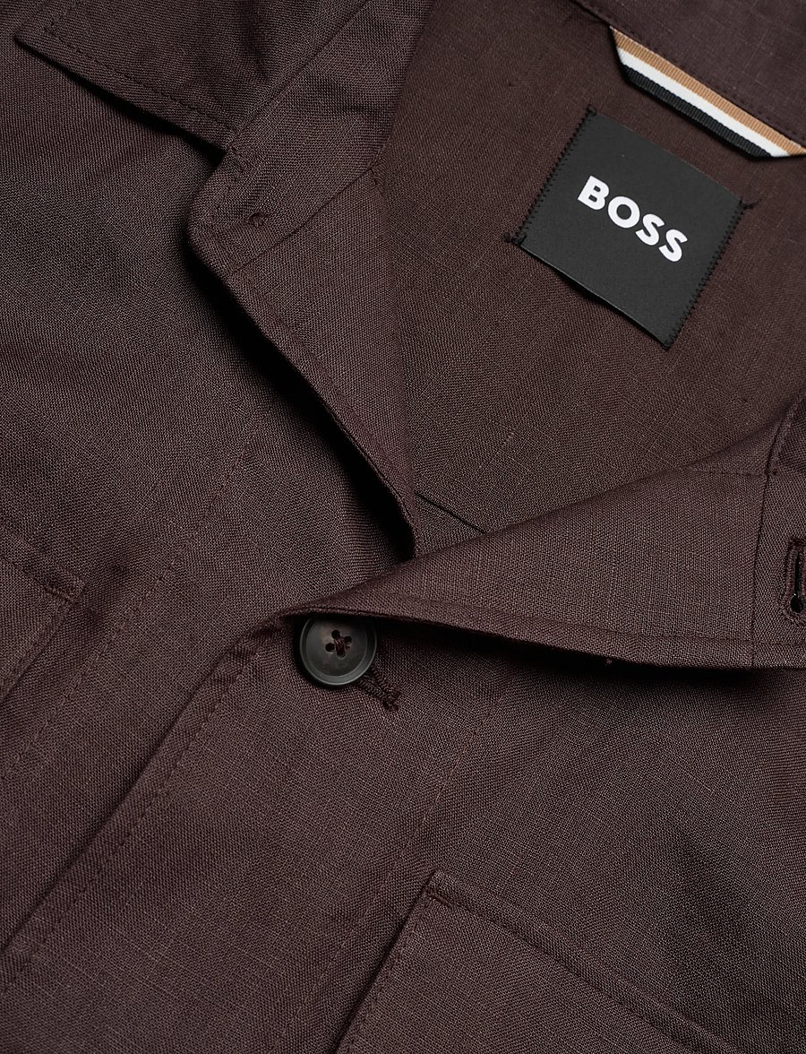 BOSS - C-Carper-OS-262F - basic-hemden - dark brown - 5