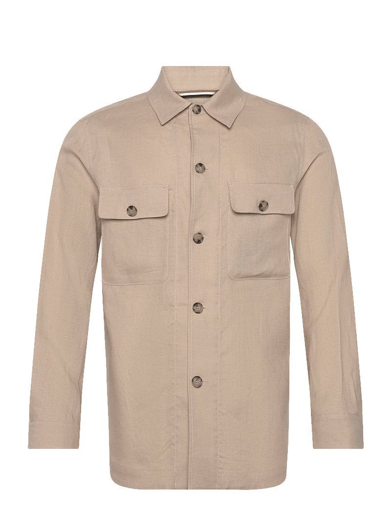 BOSS - C-Carper-OS-262F - basic-hemden - open beige - 0