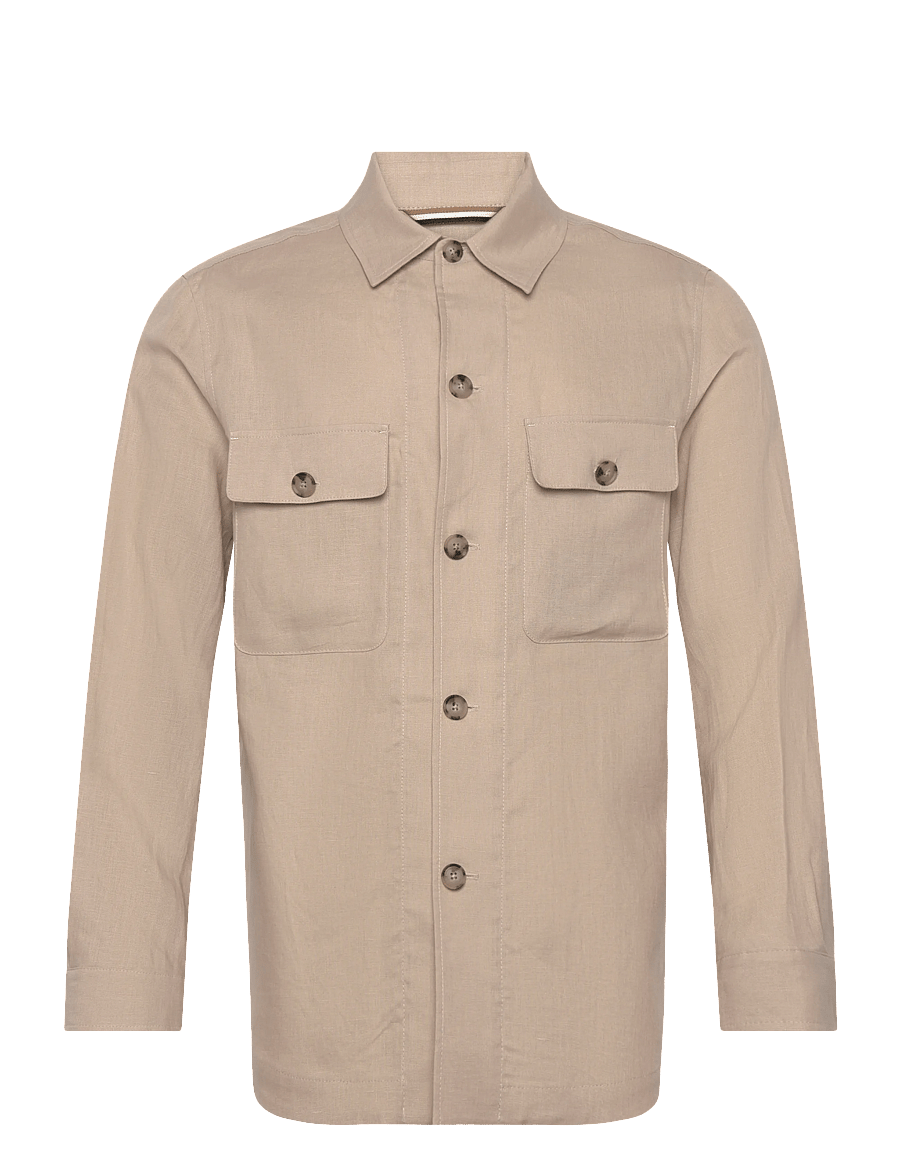 BOSS - C-Carper-OS-262F - basic-hemden - open beige - 1
