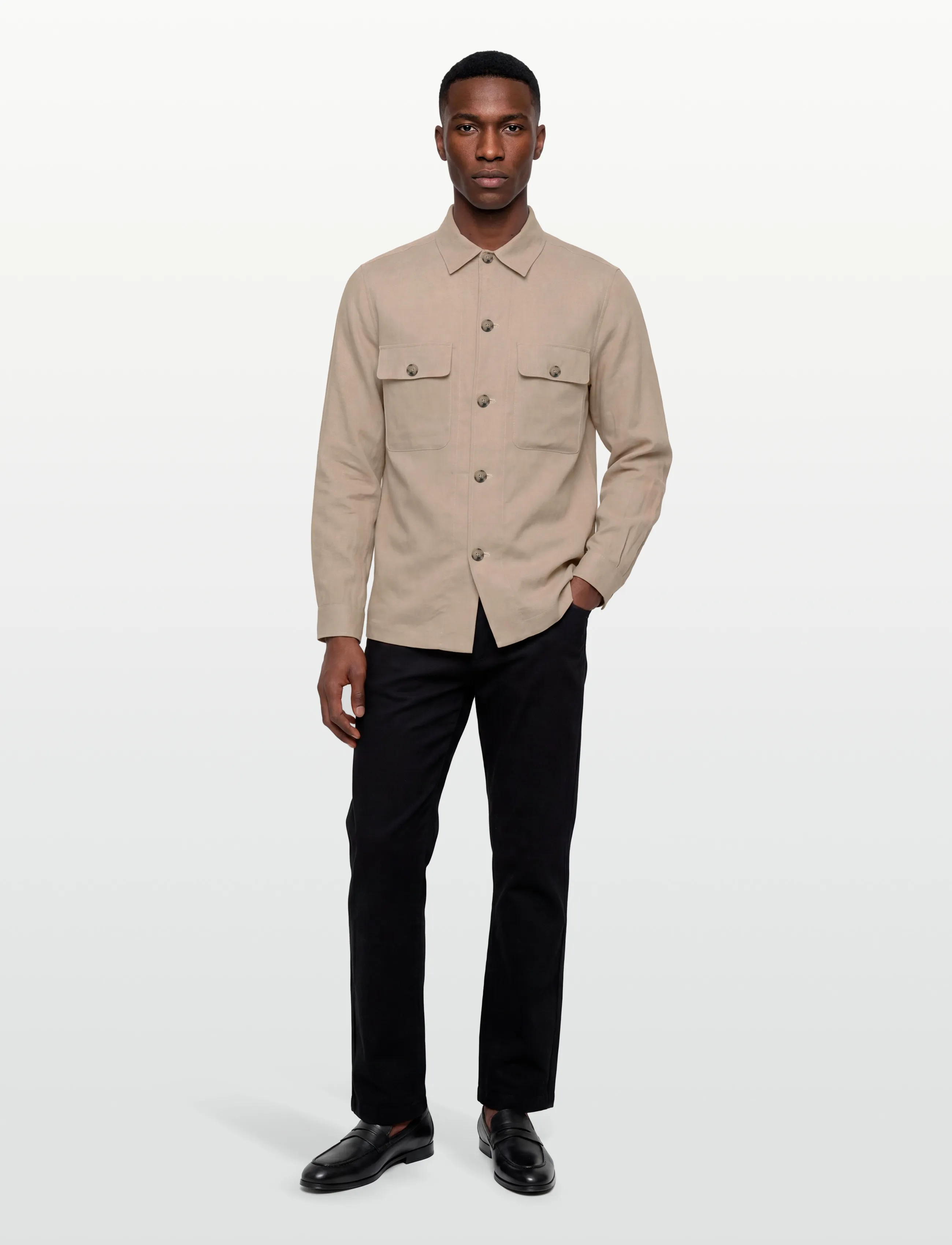 BOSS C-Carper-Os-262F, 46, Shirts, Beige - Casual Männerswear