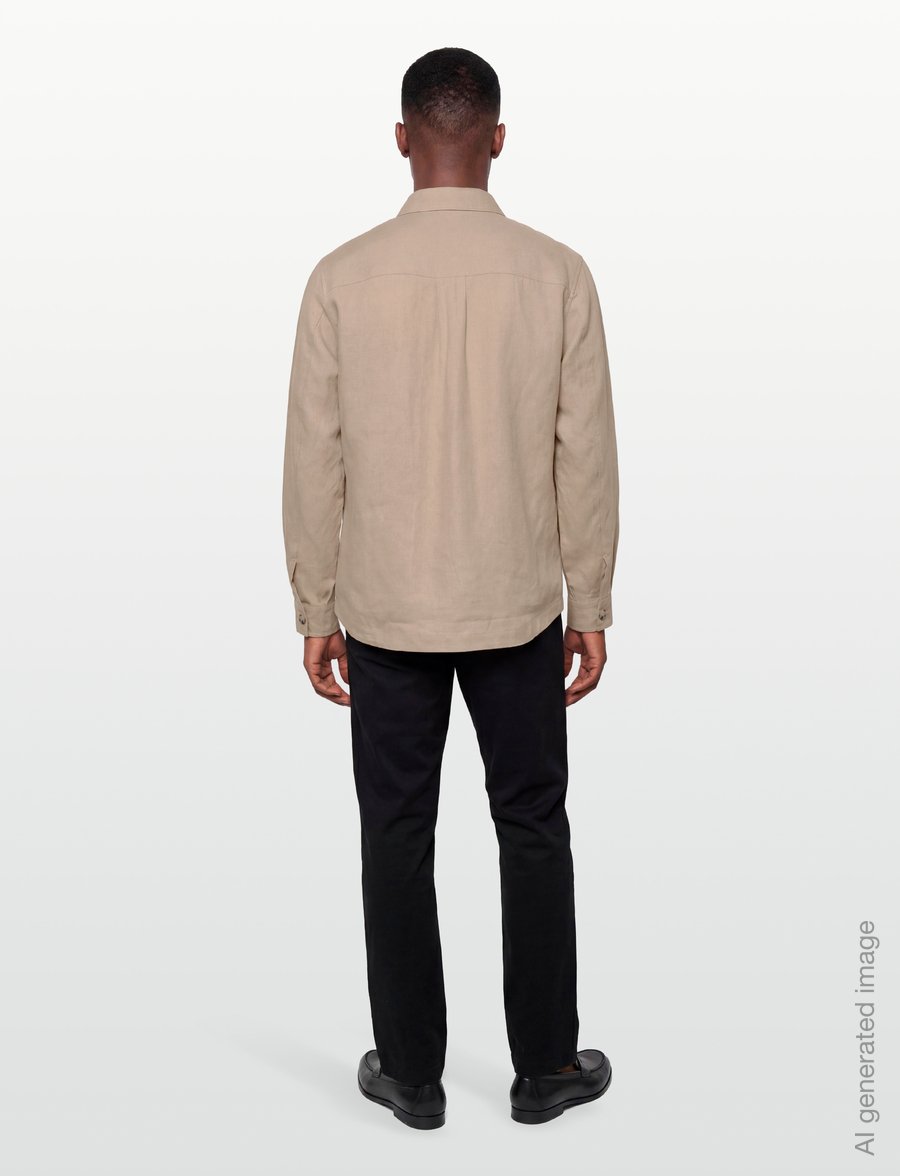 BOSS - C-Carper-OS-262F - basic shirts - open beige - 4