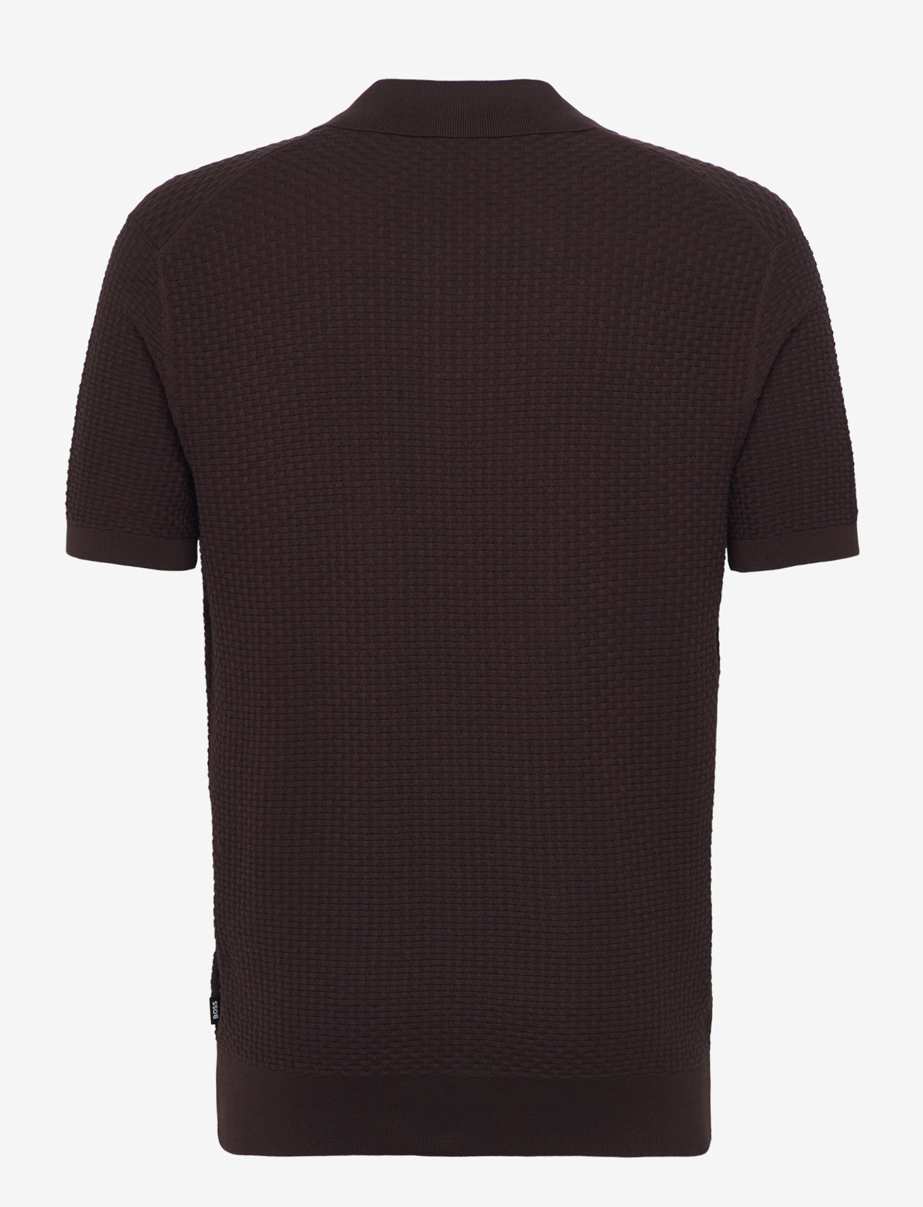 BOSS - H-Natalo - kootud polosärgid - dark brown - 1
