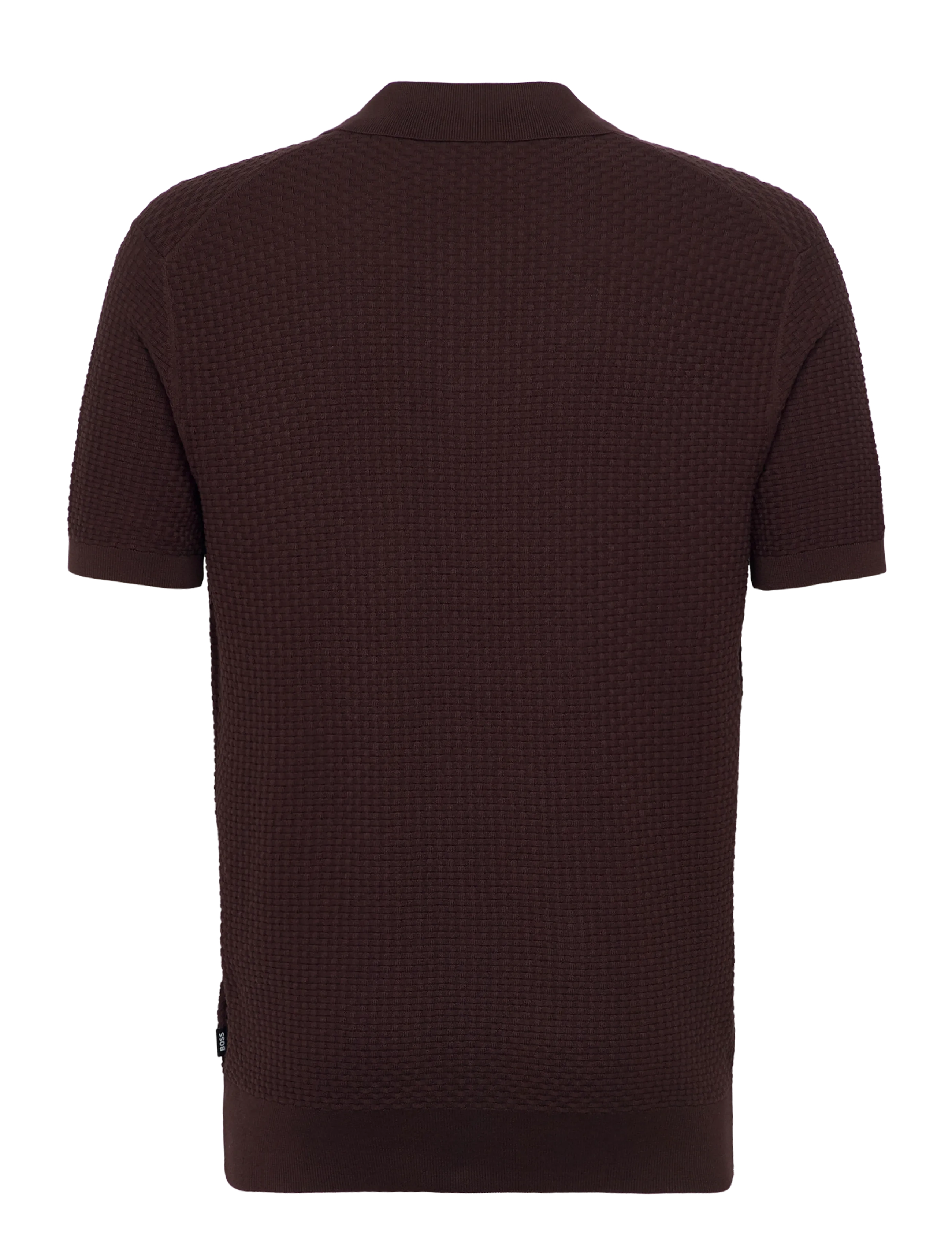BOSS - H-Natalo - knitted polos - dark brown - 2