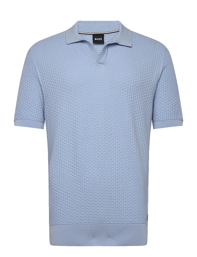 BOSS - H-Natalo - stickade pikéer - light/pastel blue - 0