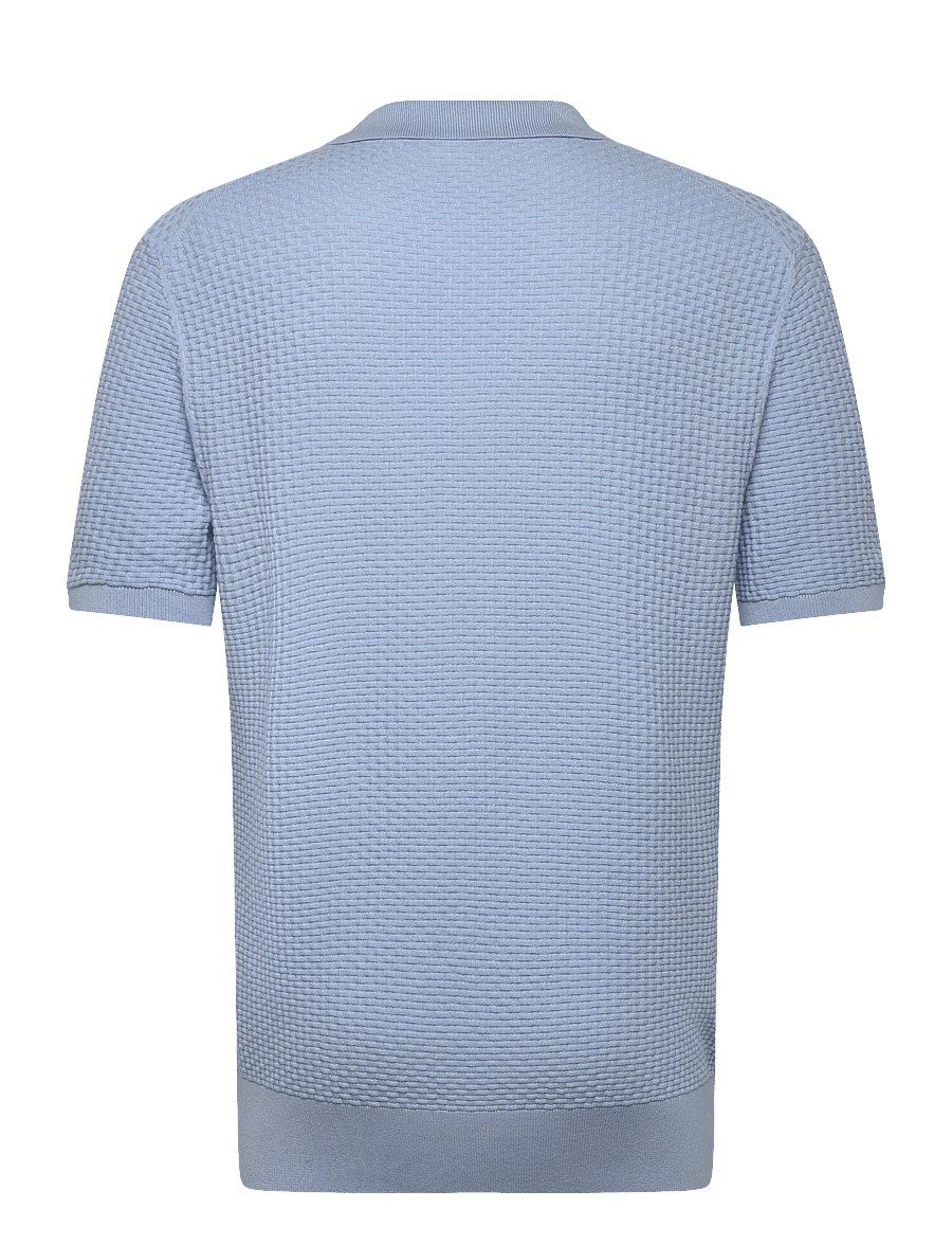 BOSS - H-Natalo - gestrickte polohemden - light/pastel blue - 1