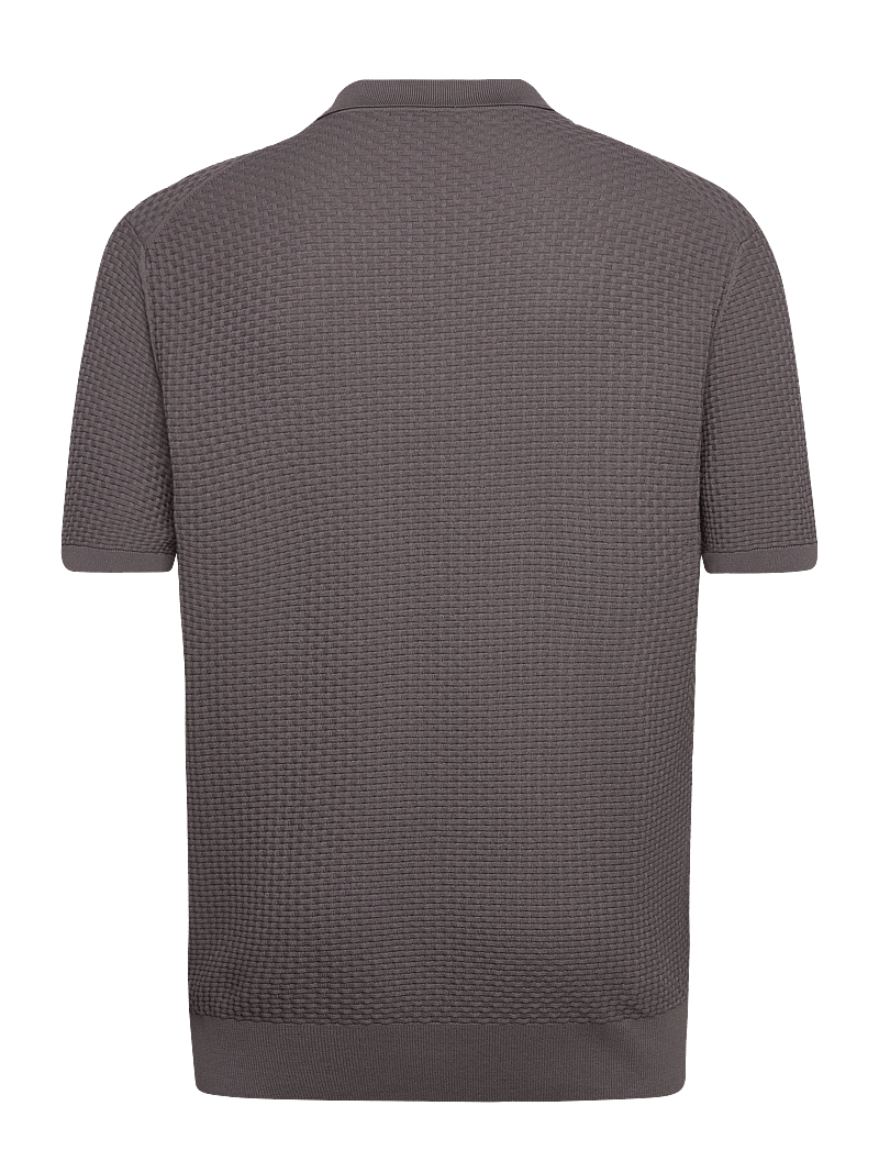 BOSS - H-Natalo - gestrickte polohemden - medium purple - 1