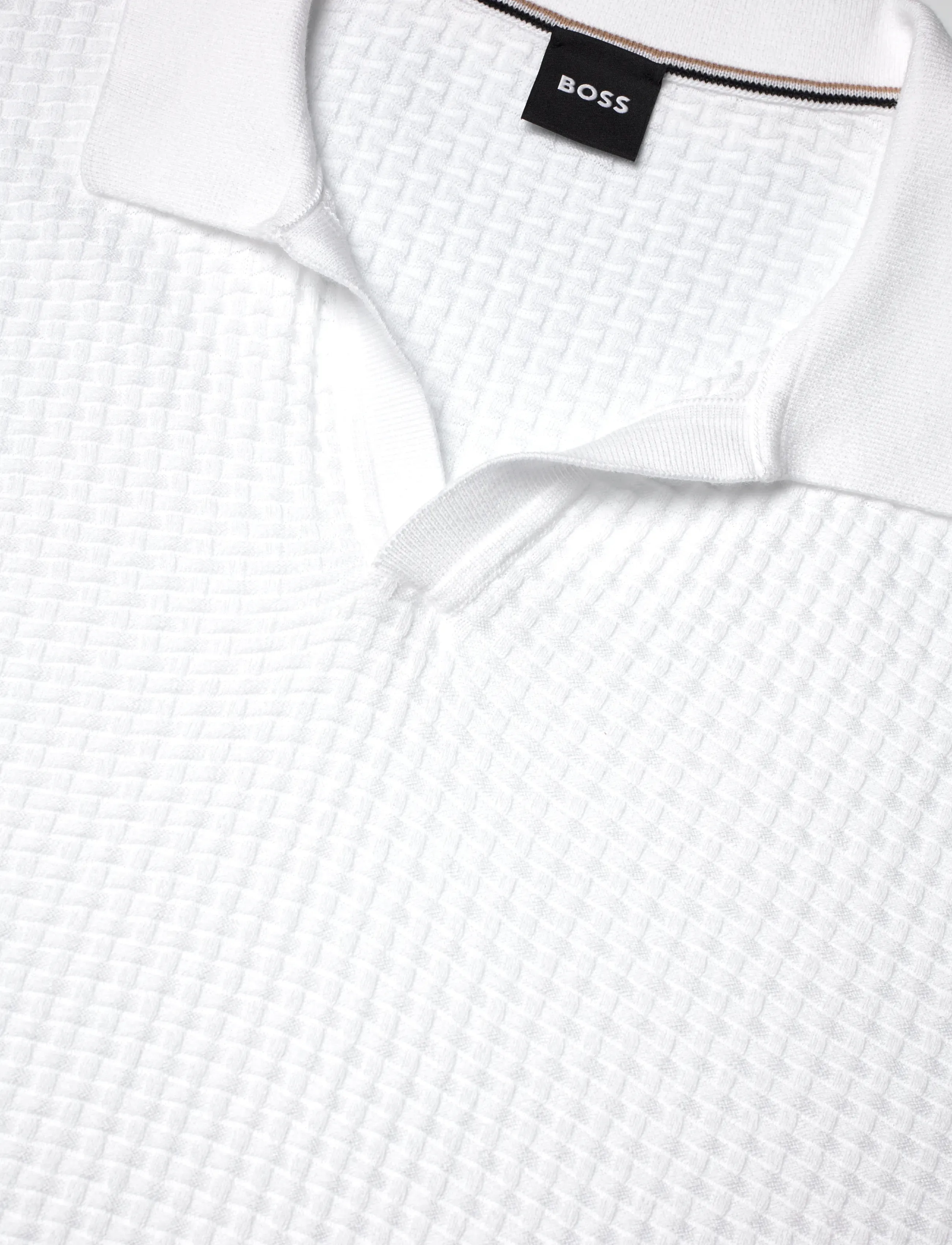 BOSS - H-Natalo - knitted polos - white - 2
