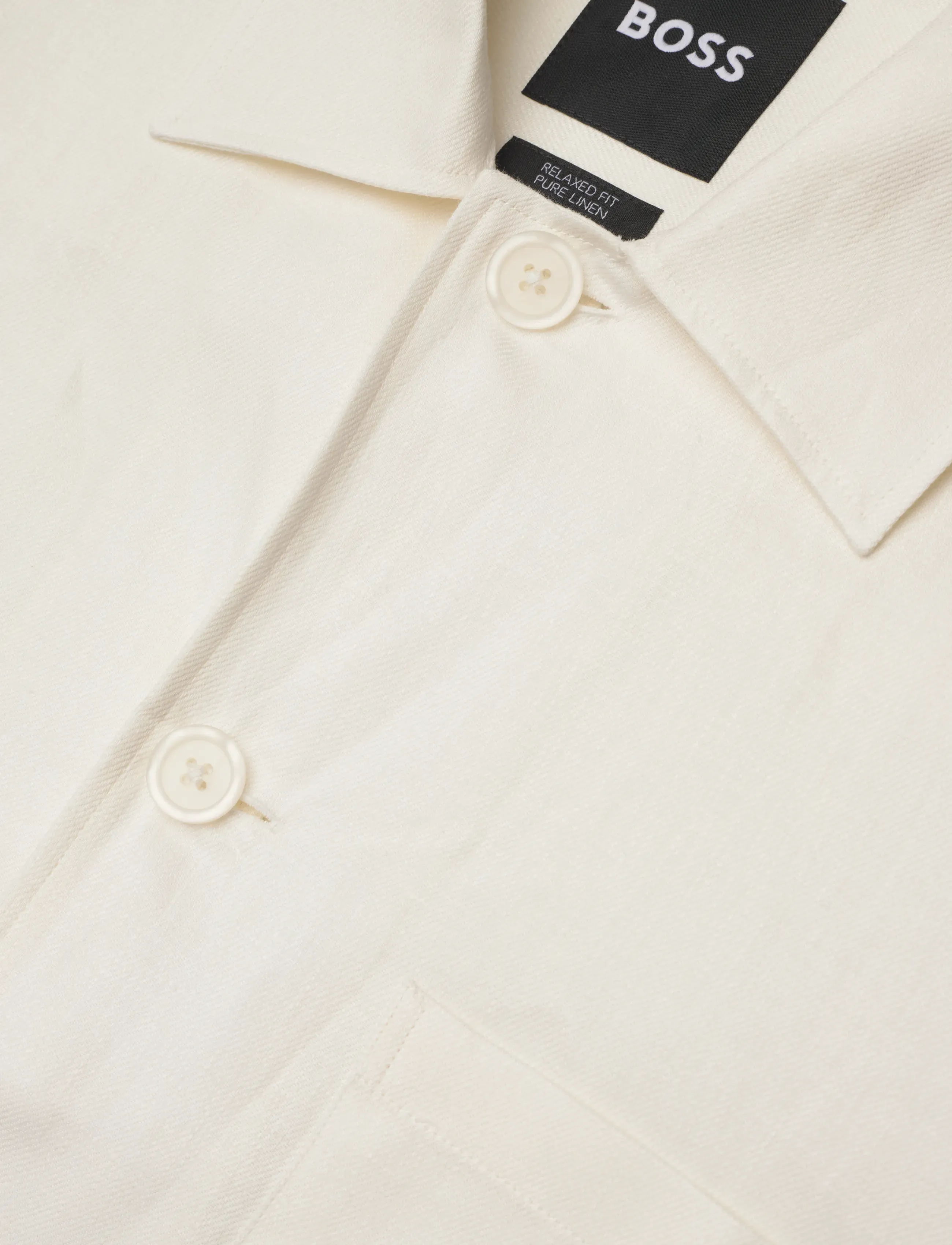 BOSS - H-CAI-K-3P-262 - plānas virsjakas - white - 3