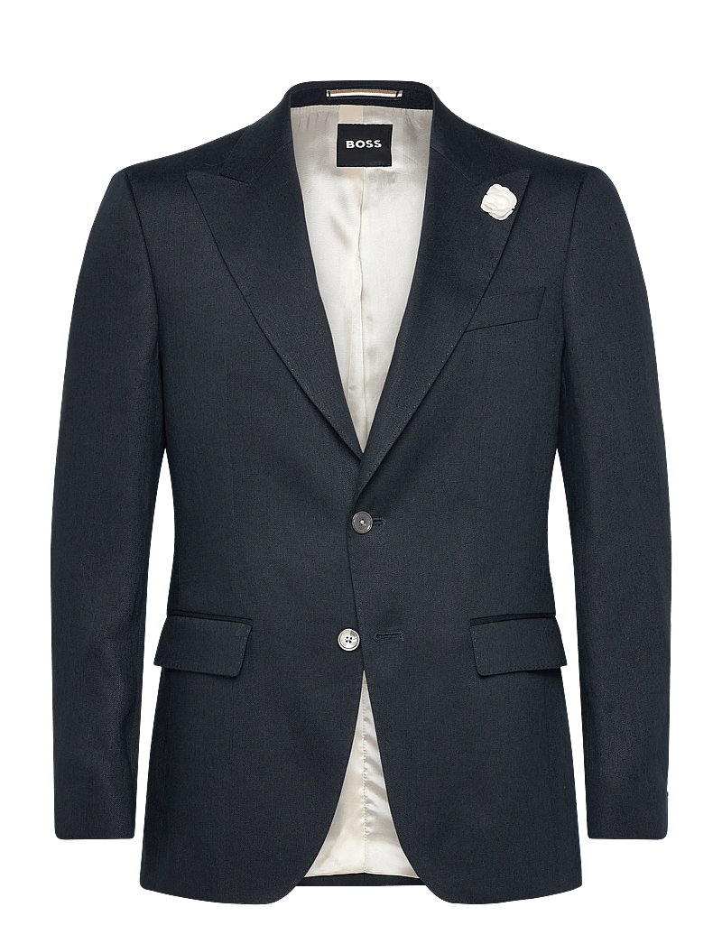 BOSS - H-Hutson-Peak-262 - enkeltradede blazere - dark blue - 0