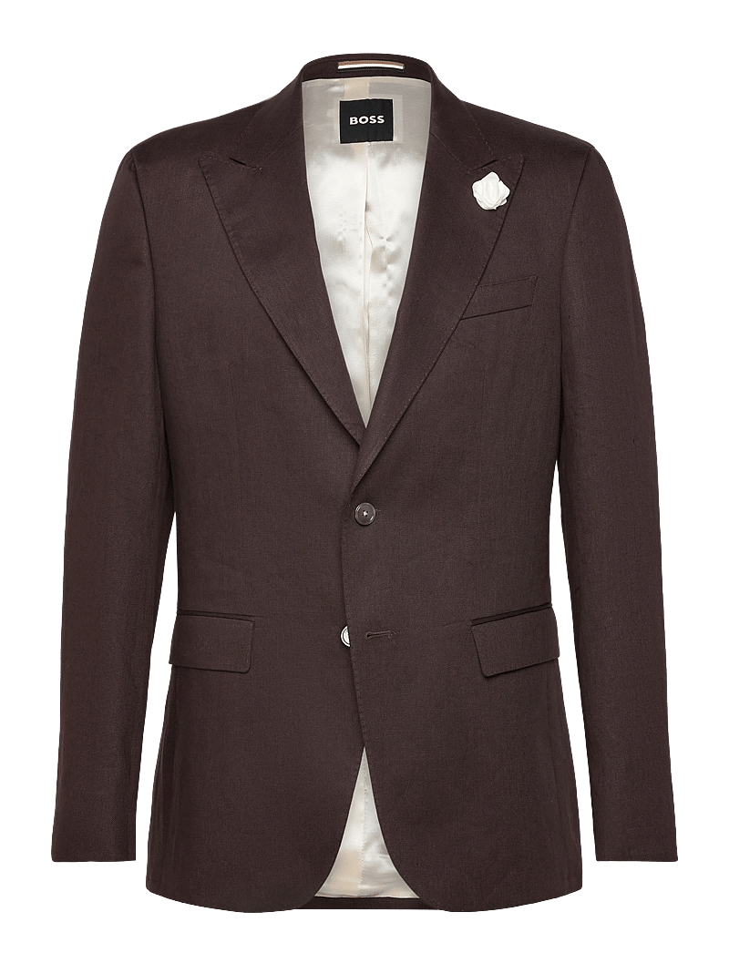 BOSS - H-Hutson-Peak-262 - einreiher - dark brown - 0