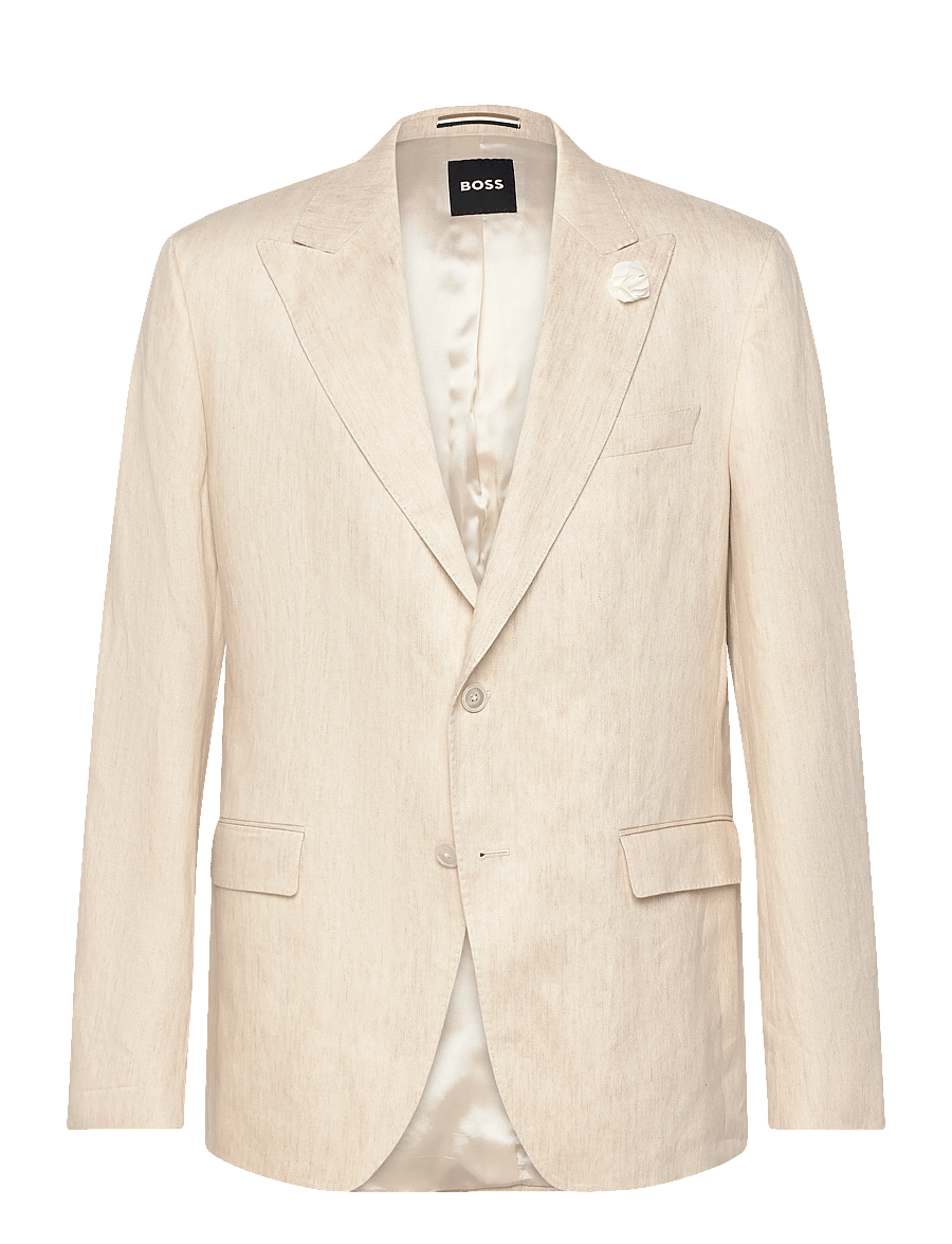 BOSS - H-Hutson-Peak-262 - einreiher - open beige - 0