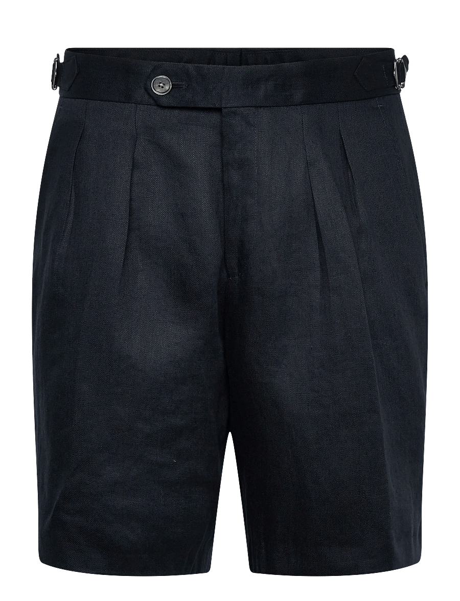 BOSS - H-Perin-DPLDTL-S-262 - linneshorts - dark blue - 0