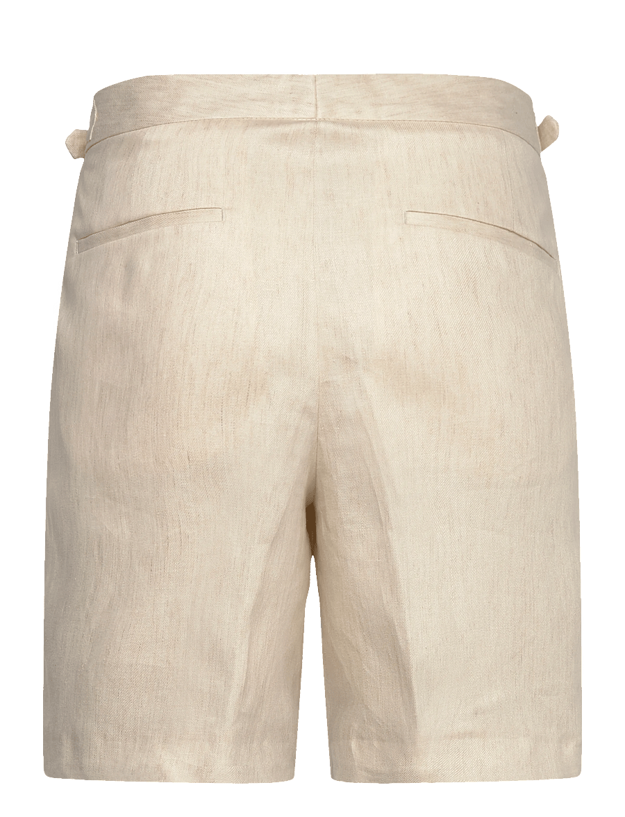 BOSS - H-Perin-DPLDTL-S-262 - linased lühikesed püksid - open beige - 1