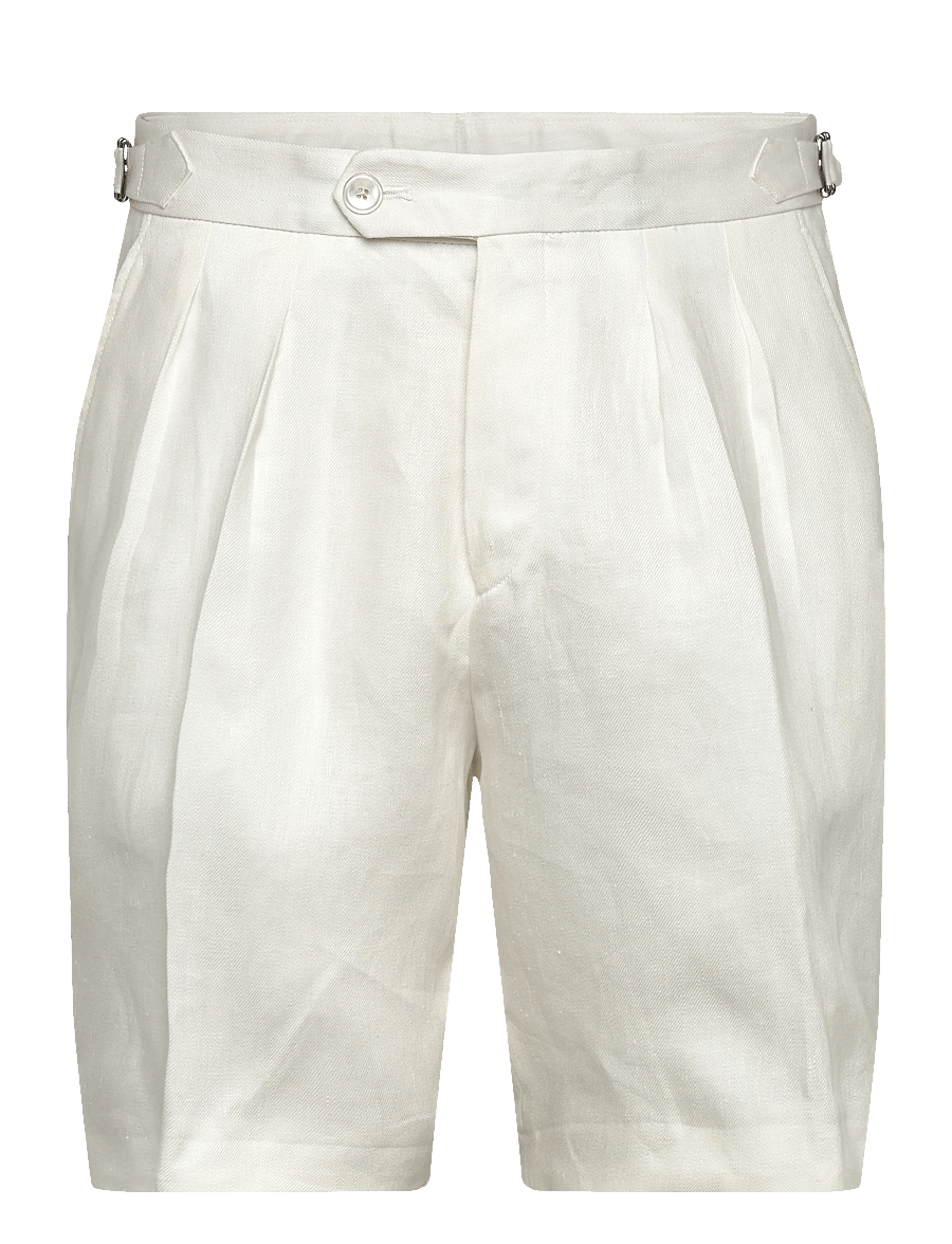 BOSS - H-Perin-DPLDTL-S-262 - leinen-shorts - white - 1