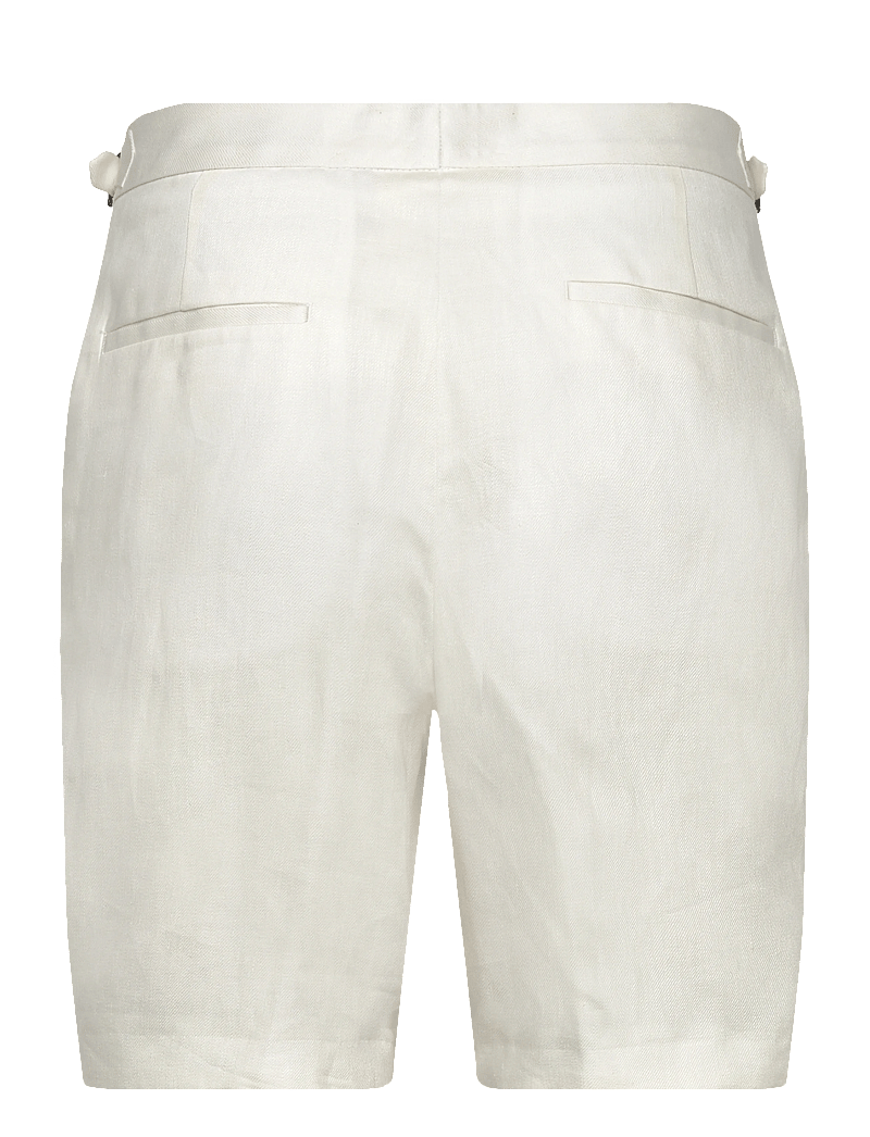 BOSS - H-Perin-DPLDTL-S-262 - linen shorts - white - 1