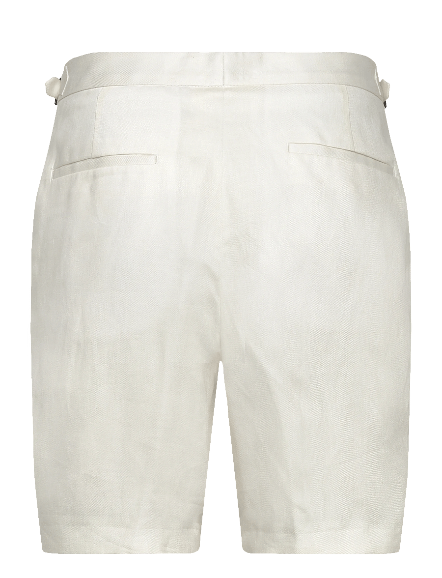 BOSS - H-Perin-DPLDTL-S-262 - leinen-shorts - white - 2
