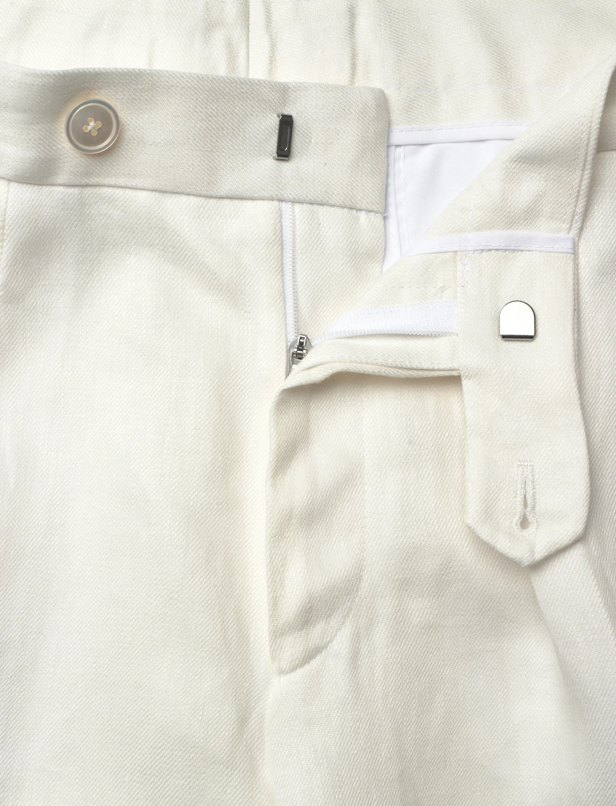 BOSS - H-Perin-DPLDTL-S-262 - linneshorts - white - 3