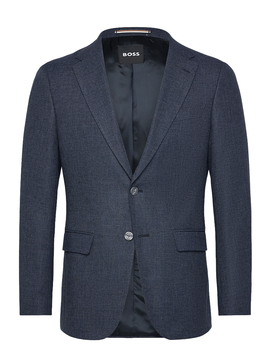 BOSS - H-Hutson-262 - enkelknäppta kavajer - dark blue - 0