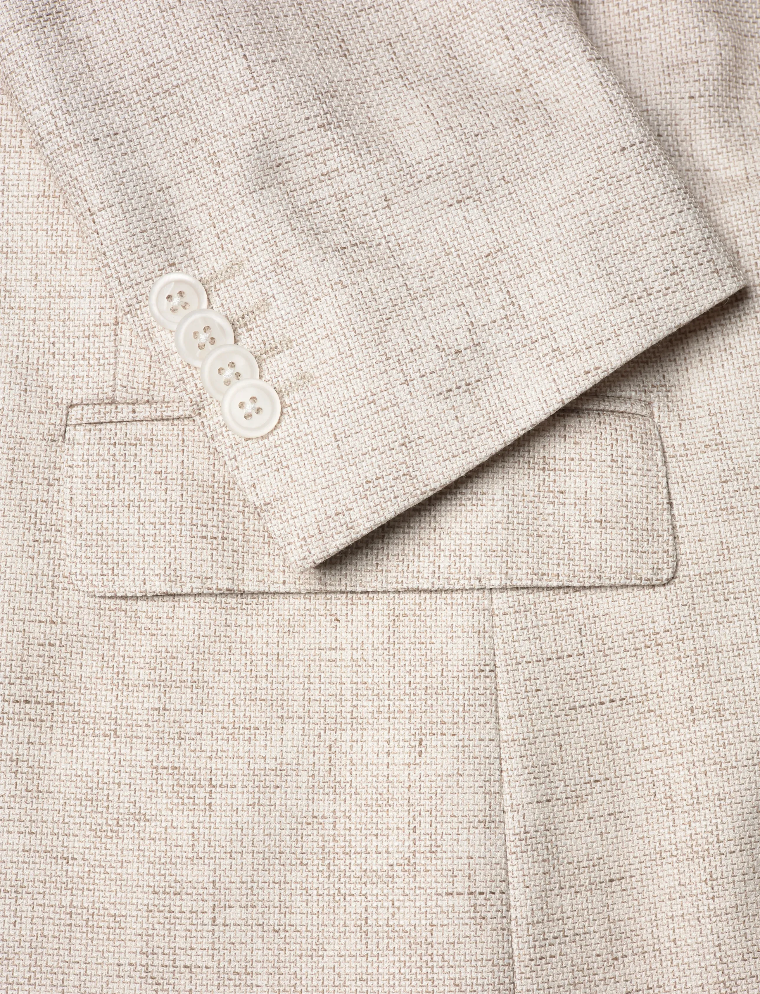 BOSS - H-Hutson-262 - vienaeiliai švarkai - open beige - 3