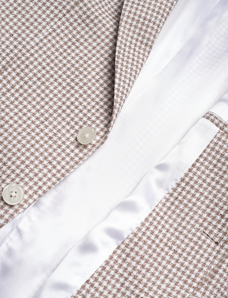 BOSS - H-Hutson-262 - single breasted blazers - open beige - 4