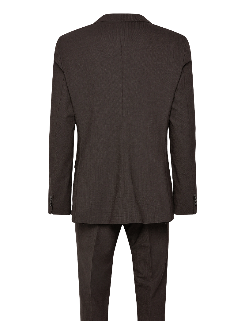 BOSS - P-Huge-2Pcs-WG-262 - jakkesæt - dark brown - 1