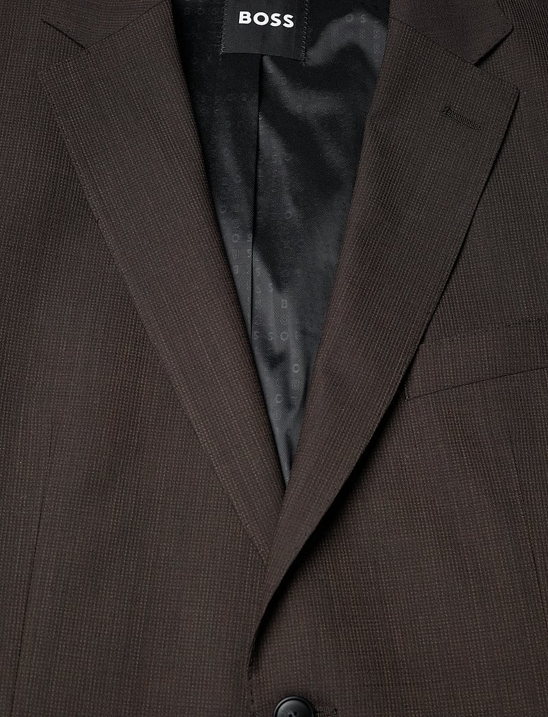 BOSS - P-Huge-2Pcs-WG-262 - jakkesæt - dark brown - 4