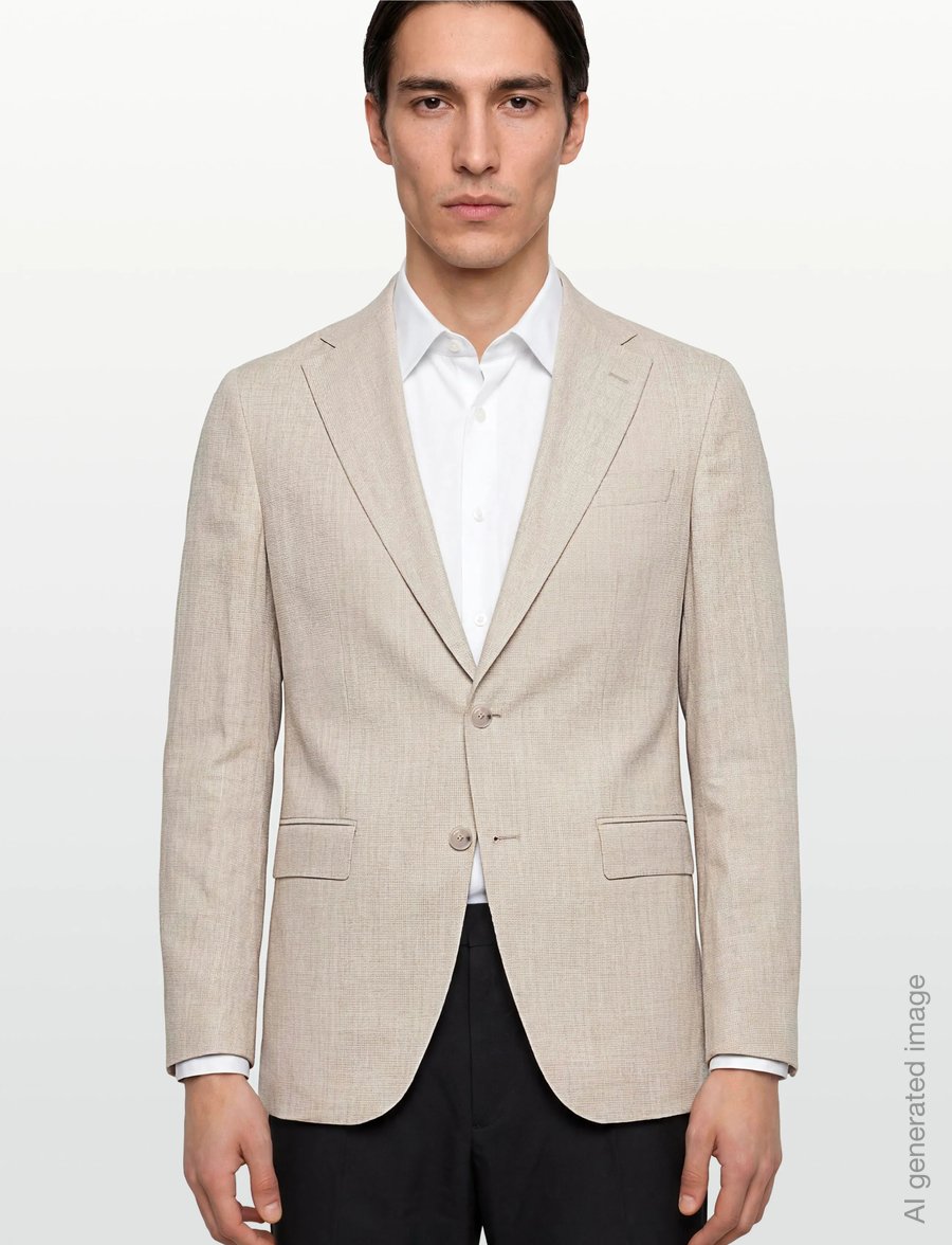 BOSS - H-Hutson-262 - einreiher - open beige - 3