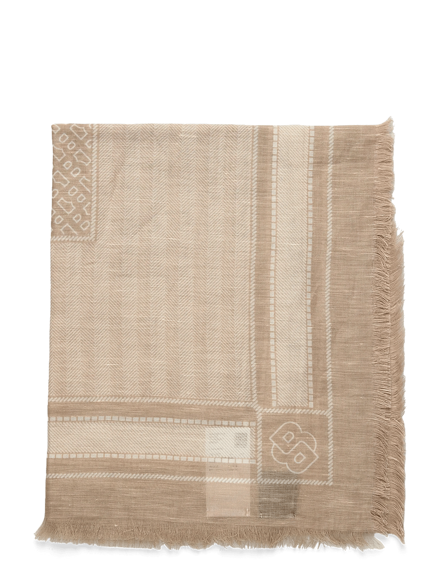 BOSS - Jinnah_90*90 - tynde tørklæder - light beige - 1