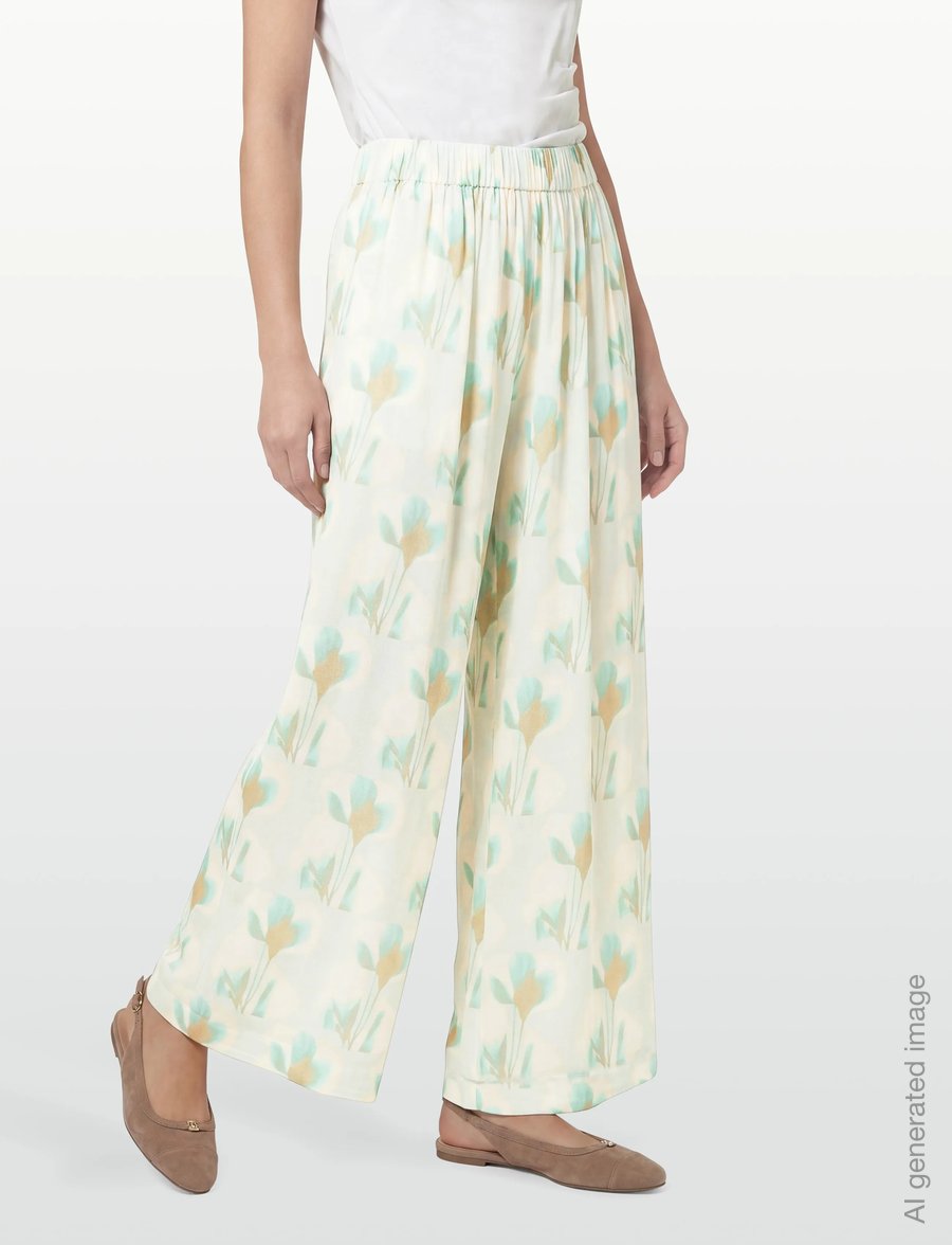 BOSS - Talini - wide leg trousers - open miscellaneous - 3